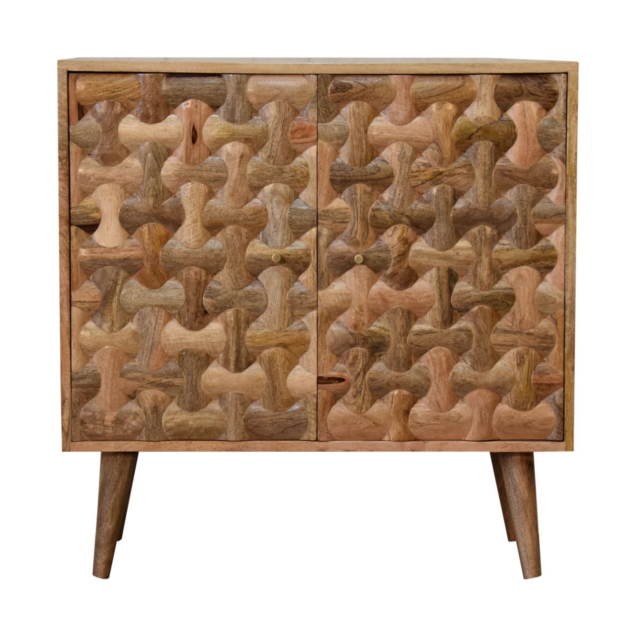 Szafka Artisan IN1787 – lite drewno mango, wykończenie dębowe