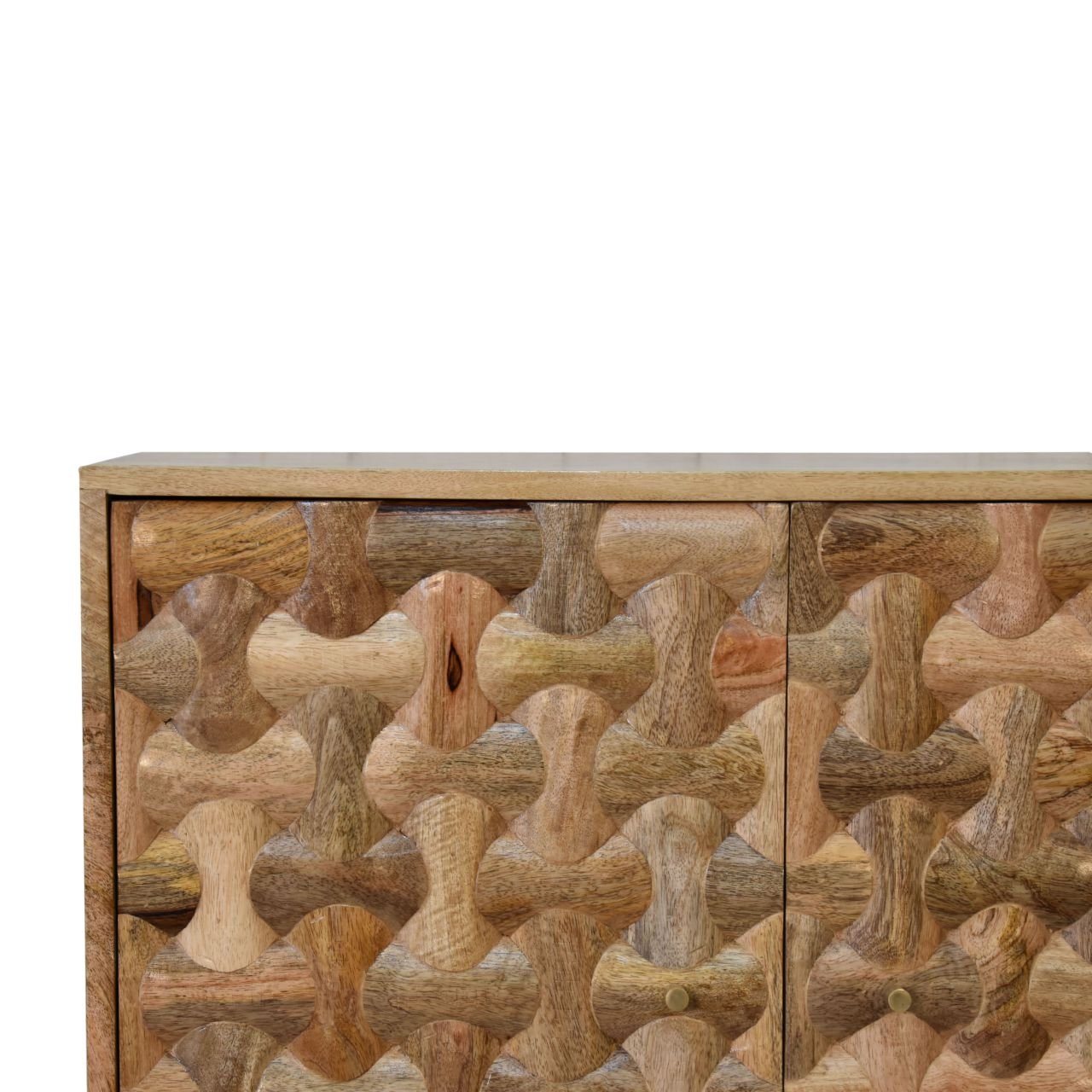 Szafka Artisan IN1787 – lite drewno mango, wykończenie dębowe - Image 4