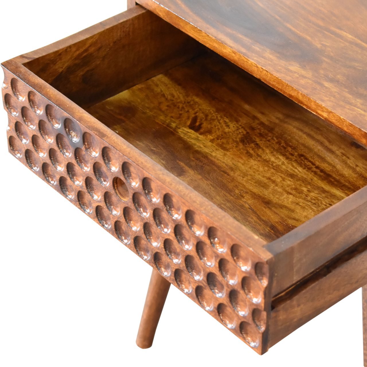 Szafka nocna Artisan IN1789 – naturalne materiały dobrane przez Artisan, wykończenie kasztanowe - obrazek 6