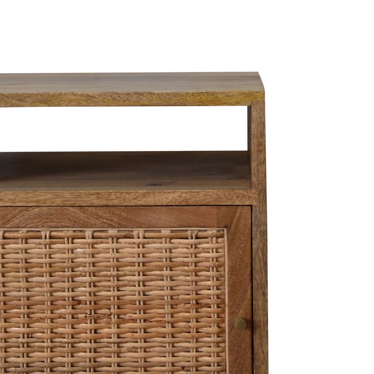 Szafka nocna Artisan IN1797 – lite drewno mango, wykończenie dębowe - Image 4