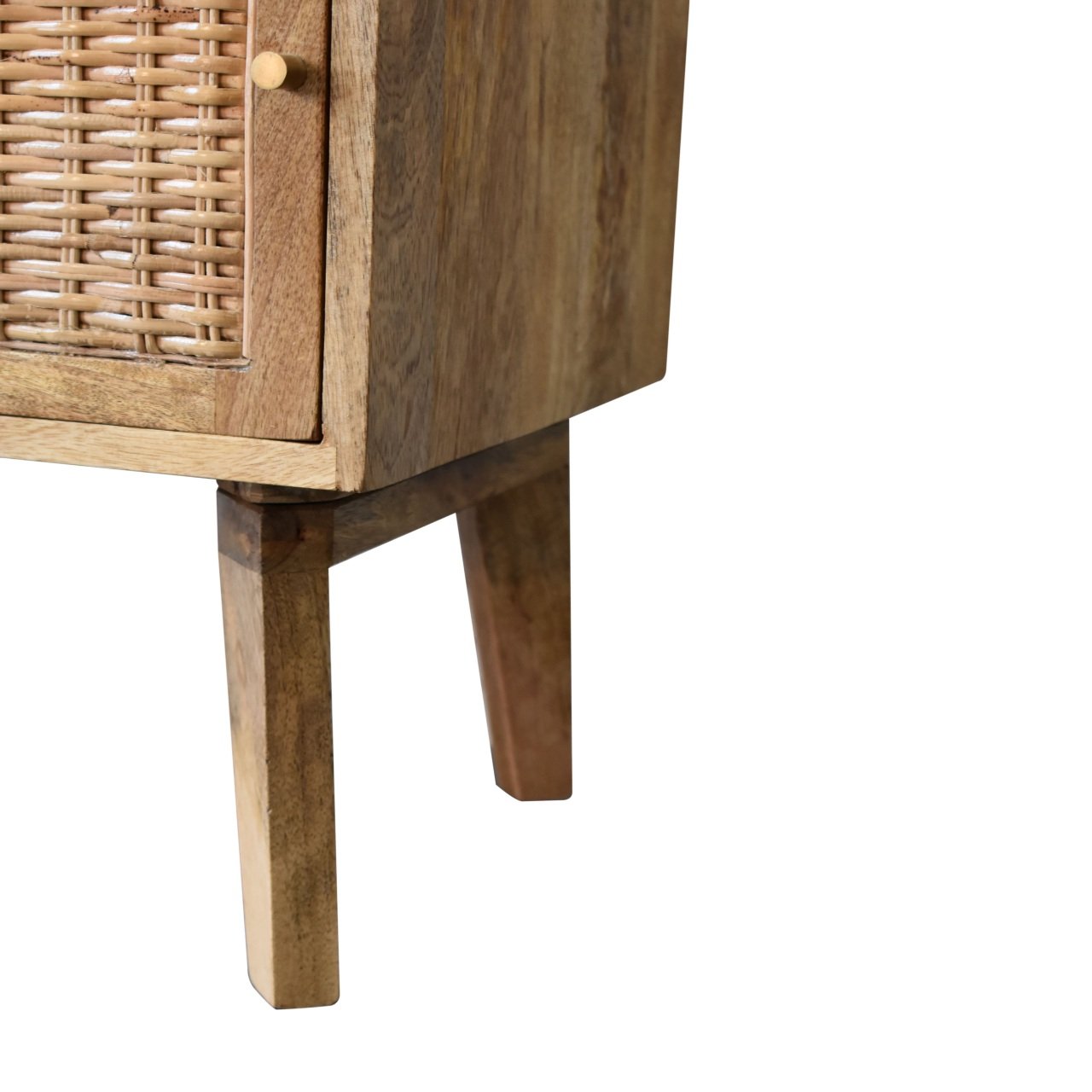 Szafka nocna Artisan IN1797 – lite drewno mango, wykończenie dębowe - Image 6