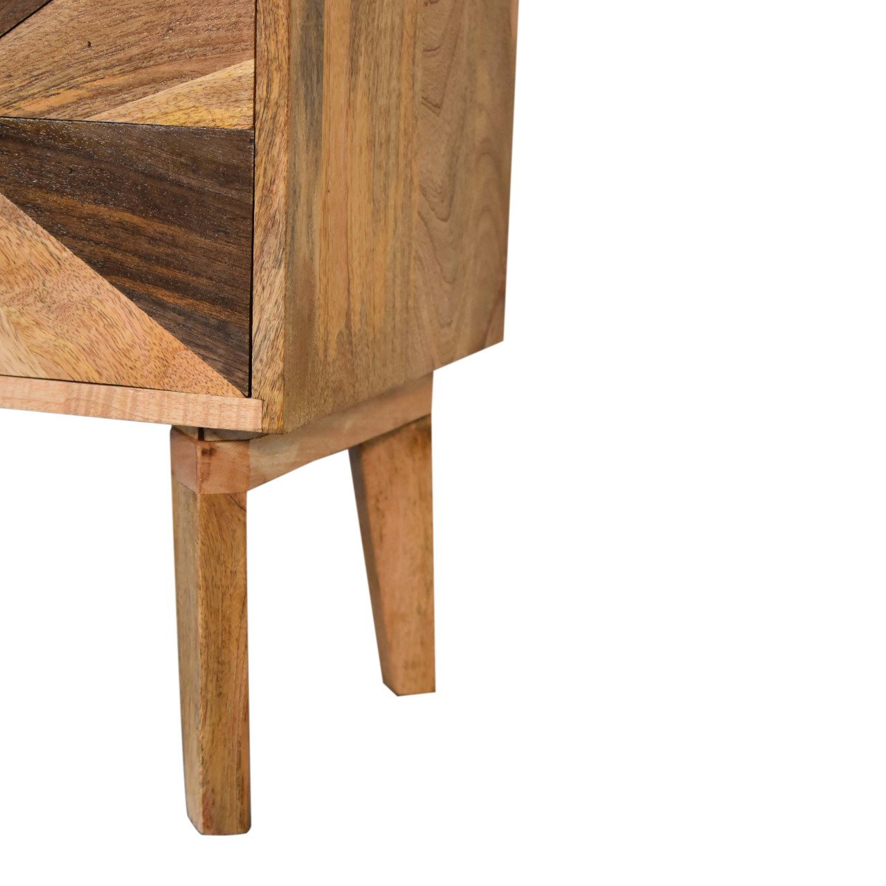 Szafka nocna Artisan IN1800 – lite drewno mango, wykończenie rzemieślnicze - obrazek 7