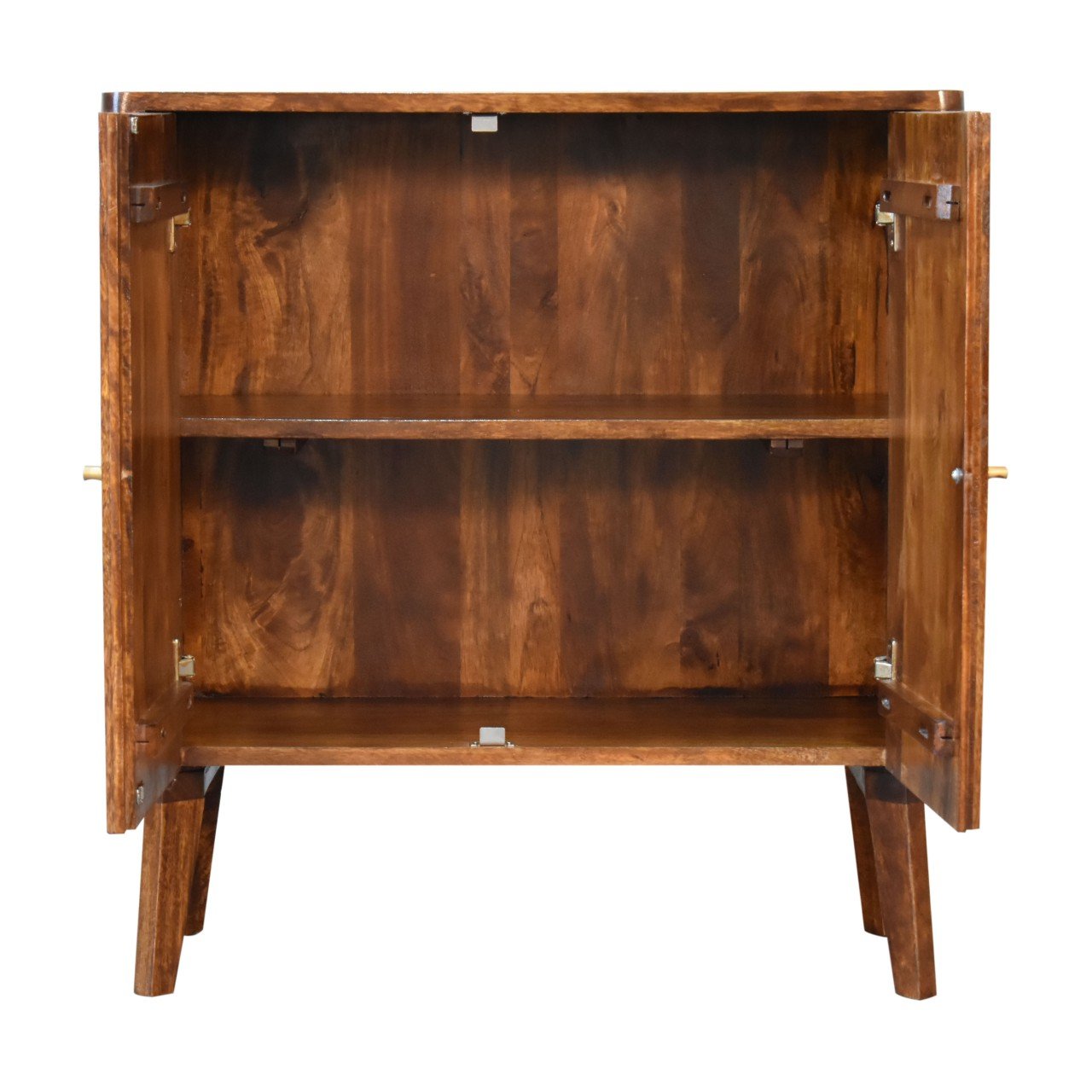 Szafka z litego drewna mango – kasztanowa, 75 cm — model IN1812 - Image 6
