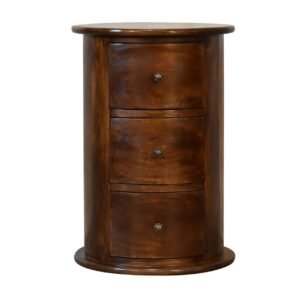Komoda z litego drewna mango – kasztanowa, 40 cm