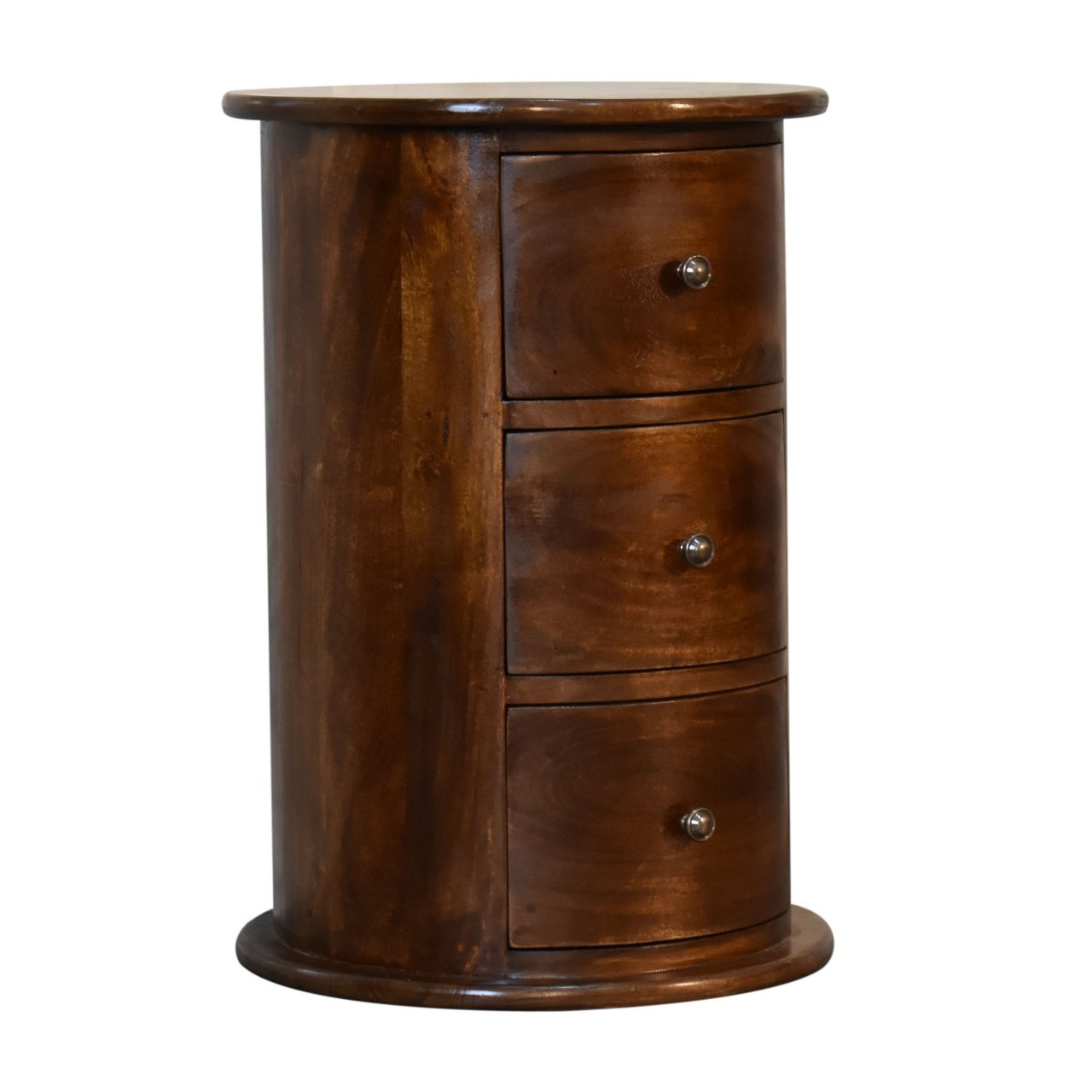 Komoda z litego drewna mango – kasztanowa, 40 cm - obrazek 2