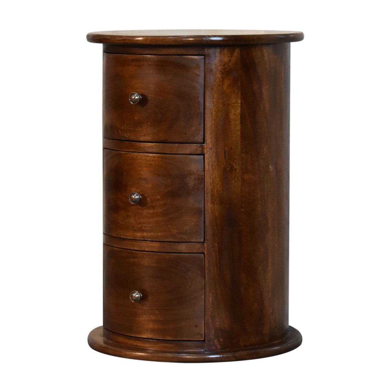 Komoda z litego drewna mango – kasztanowa, 40 cm - obrazek 3