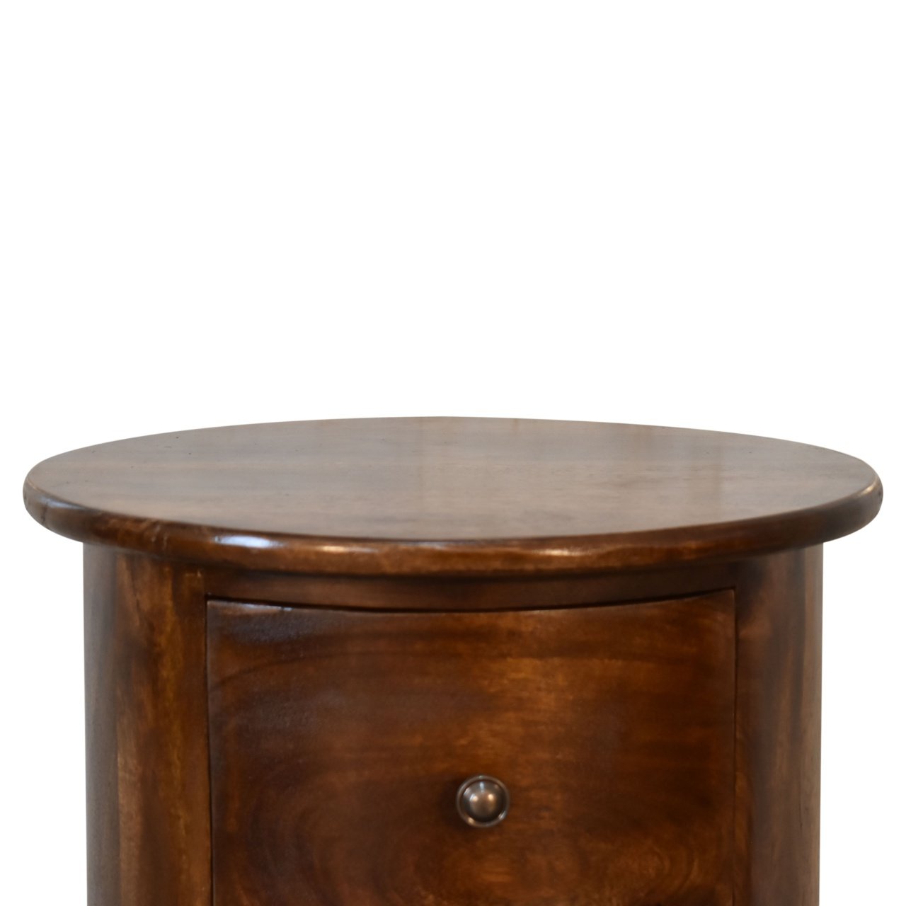 Komoda z litego drewna mango – kasztanowa, 40 cm - obrazek 4