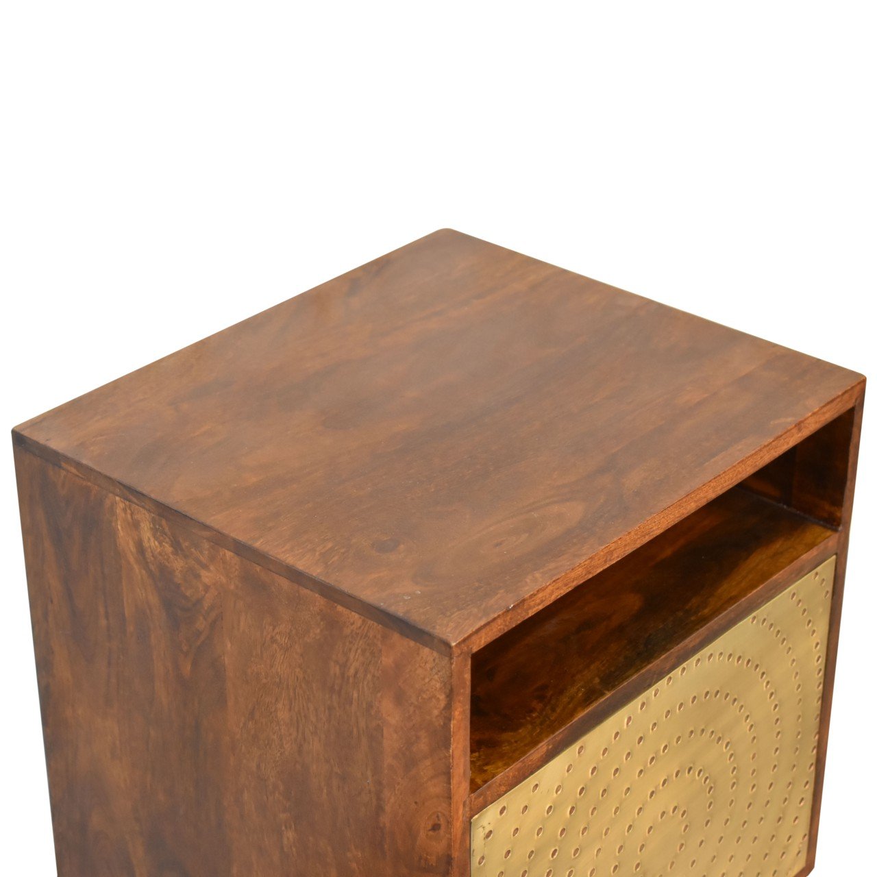 Szafka nocna Artisan IN1835 – naturalne materiały dobrane przez Artisan, wykończenie kasztanowe - obrazek 5