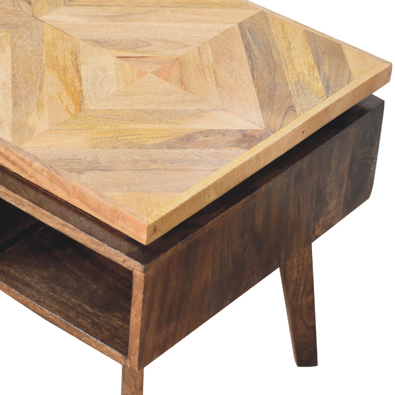 Stolik kawowy z naturalnych materiałów – naturalny, 80 cm - Image 6