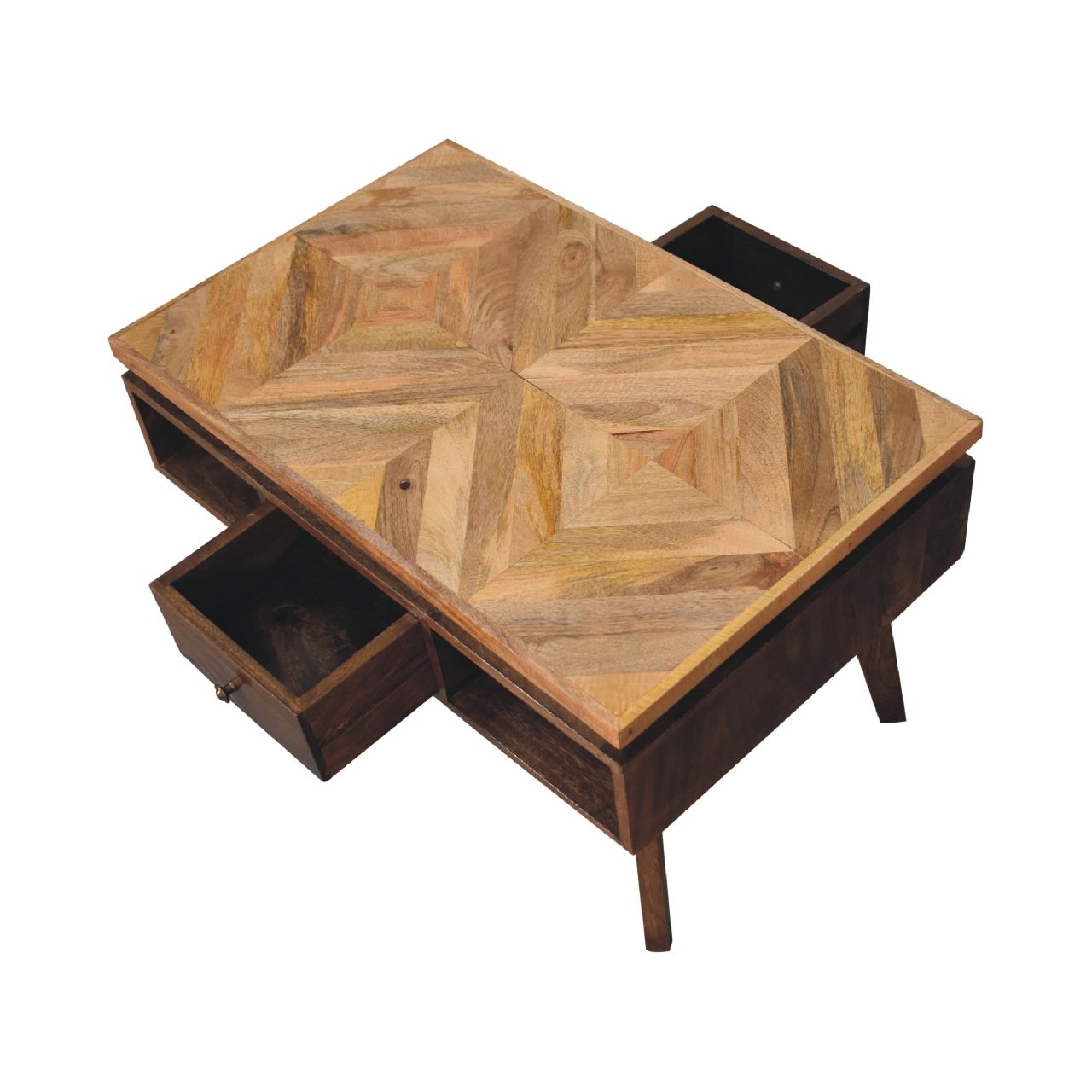 Stolik kawowy z naturalnych materiałów – naturalny, 80 cm - Image 8