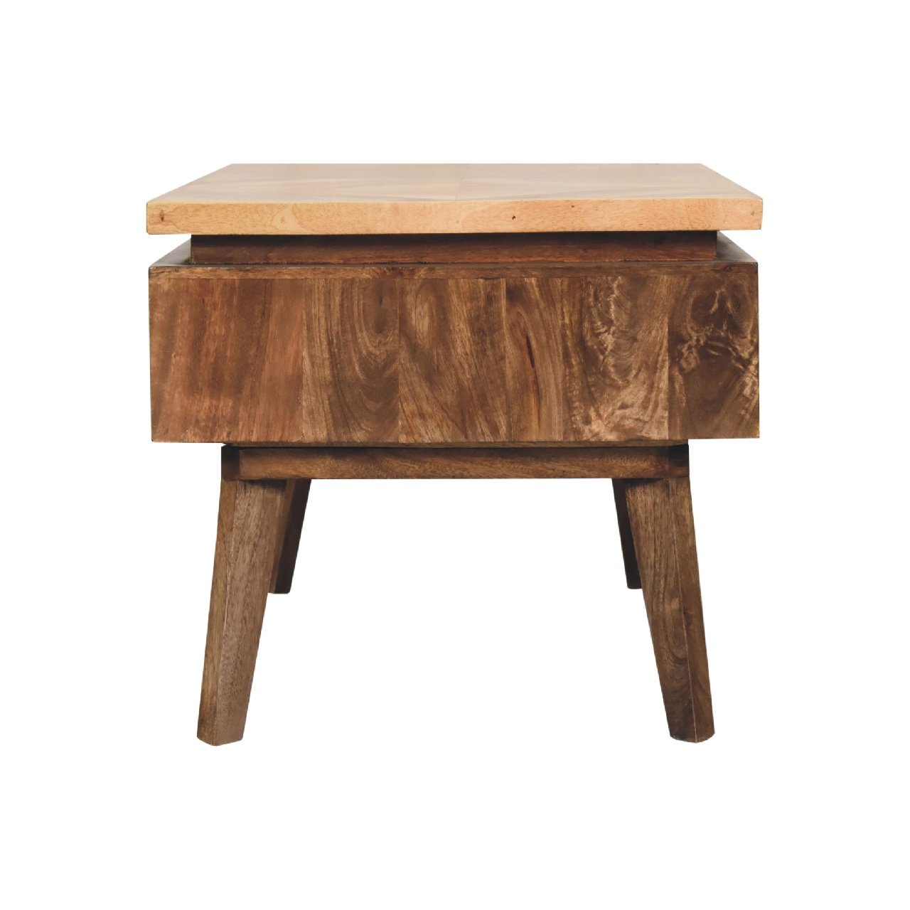 Stolik kawowy z naturalnych materiałów – naturalny, 80 cm - Image 9