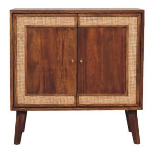 Szafka z naturalnych materiałów – kasztanowa, 75 cm — model IN1856