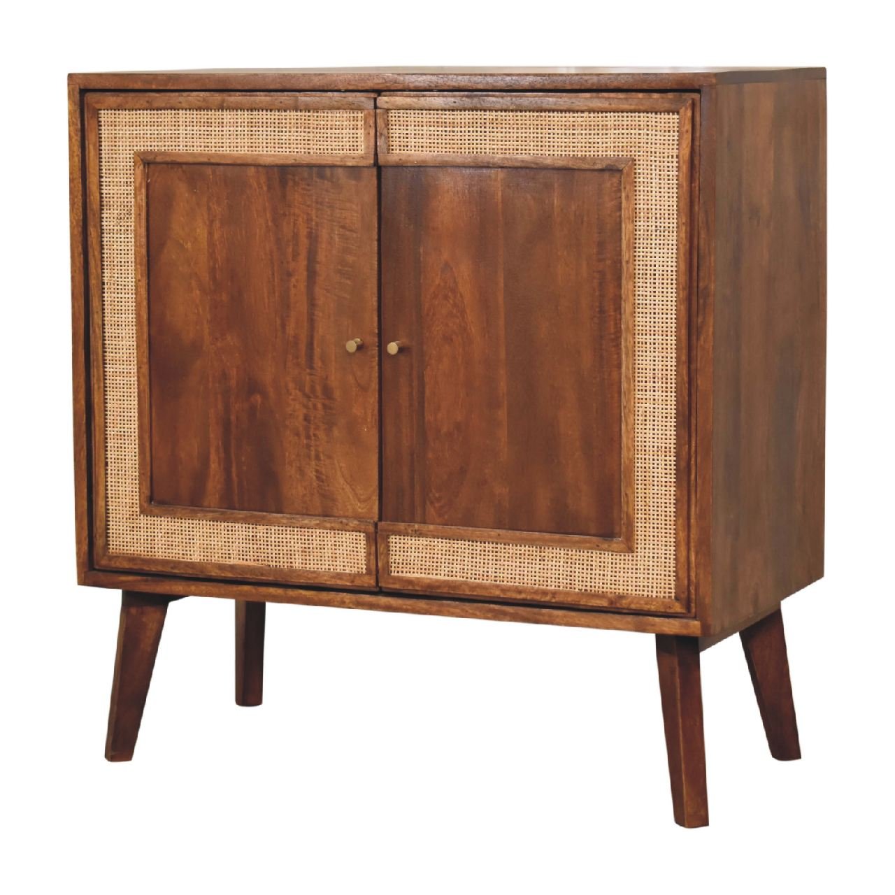 Szafka z naturalnych materiałów – kasztanowa, 75 cm — model IN1856 - obrazek 2