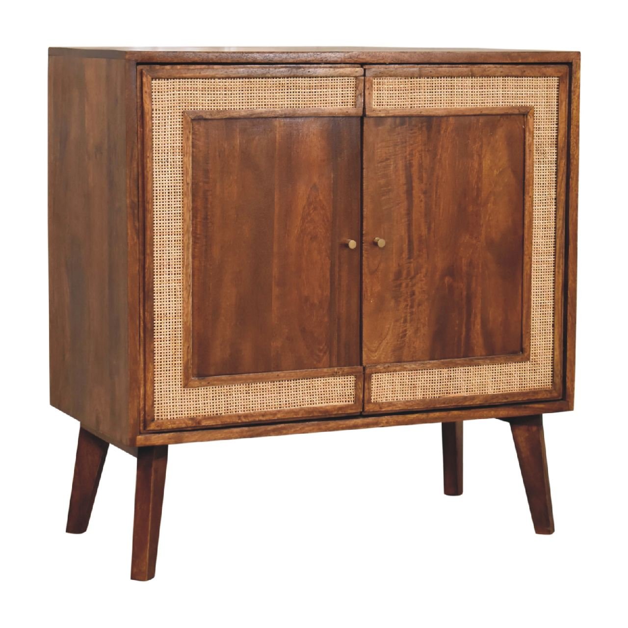Szafka z naturalnych materiałów – kasztanowa, 75 cm — model IN1856 - obrazek 3
