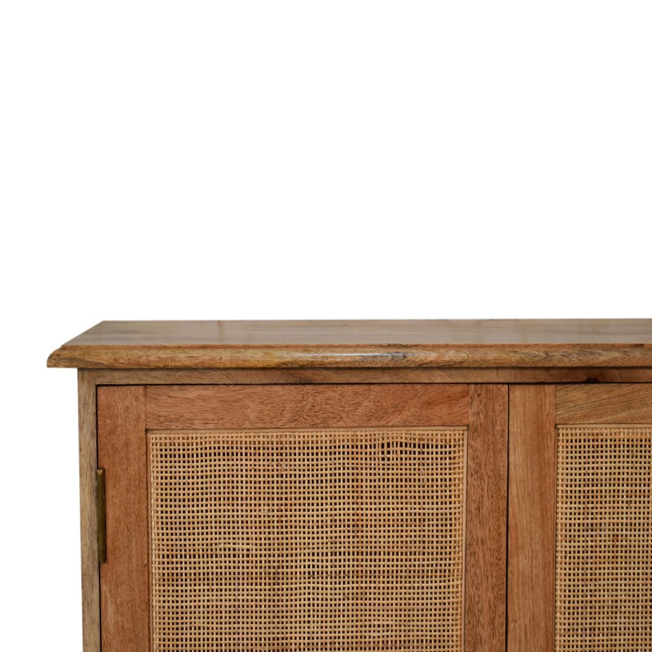 Szafka z litego drewna mango – dębowa, 90 cm — model IN1857 - obrazek 4