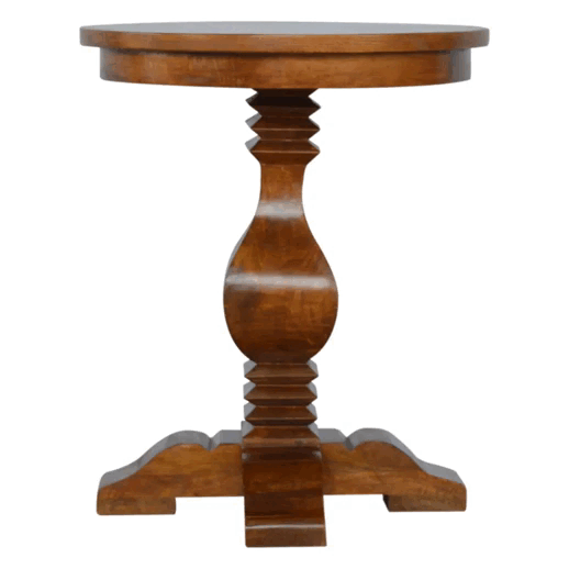 Stolik kawowy Artisan IN2011 – lite drewno mango, wykończenie orzechowe - Image 6