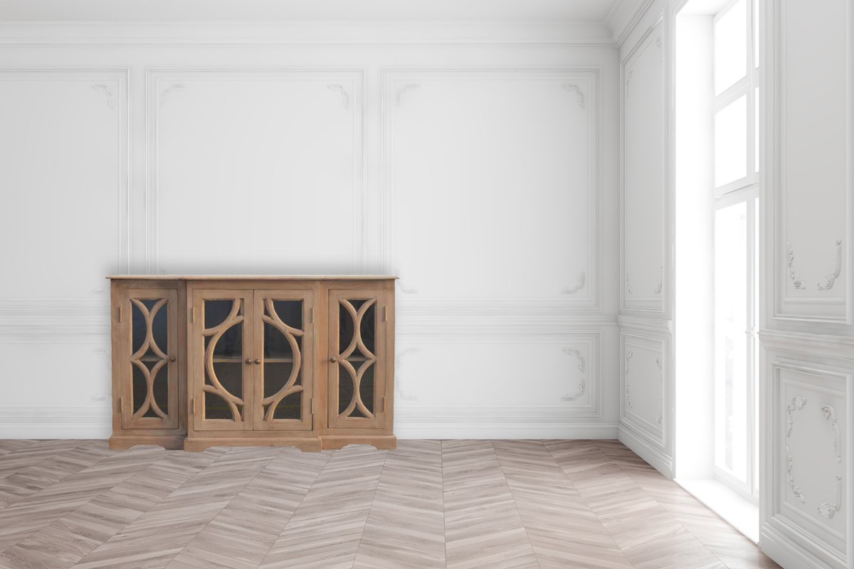 Szafka RTV Artisan IN2040 – lite drewno mango, wykończenie rzemieślnicze - Image 9