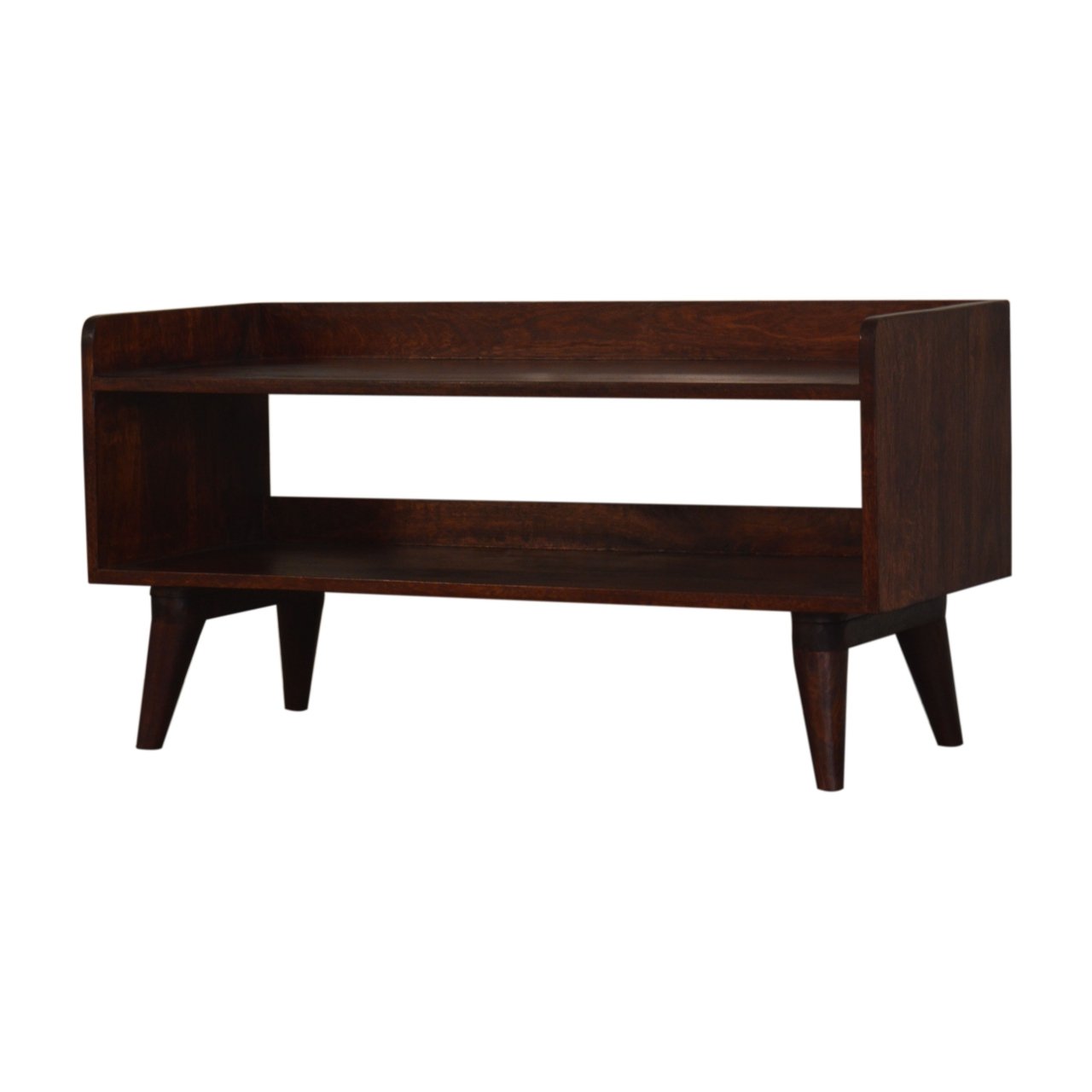 Ławka z litego drewna mango – 90 cm — model IN2106 - obrazek 2