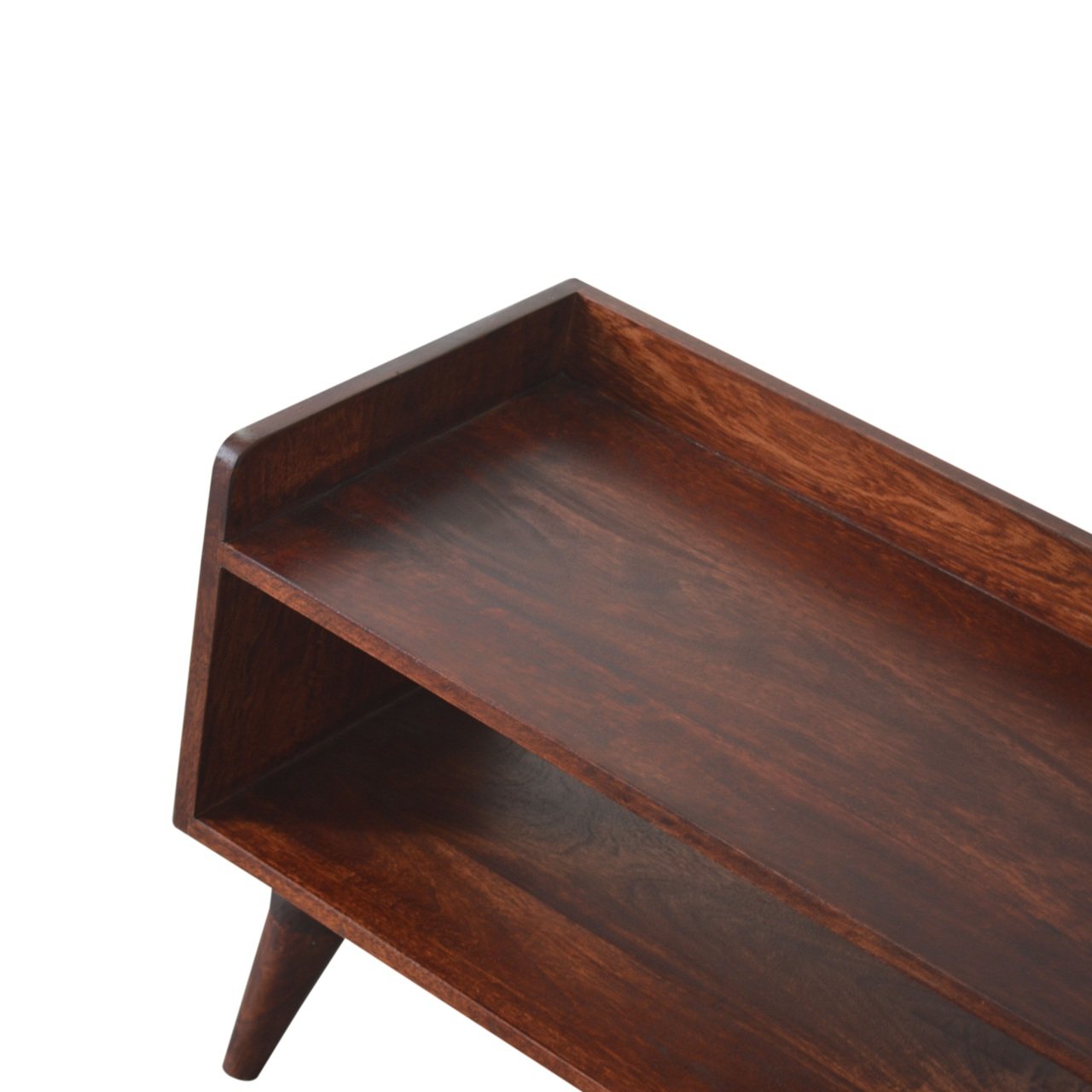 Ławka z litego drewna mango – 90 cm — model IN2106 - obrazek 3