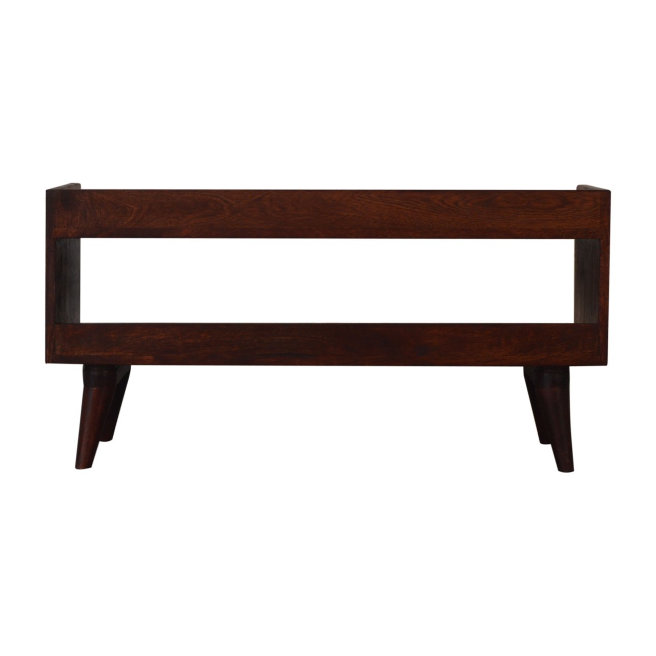 Ławka z litego drewna mango – 90 cm — model IN2106 - obrazek 7