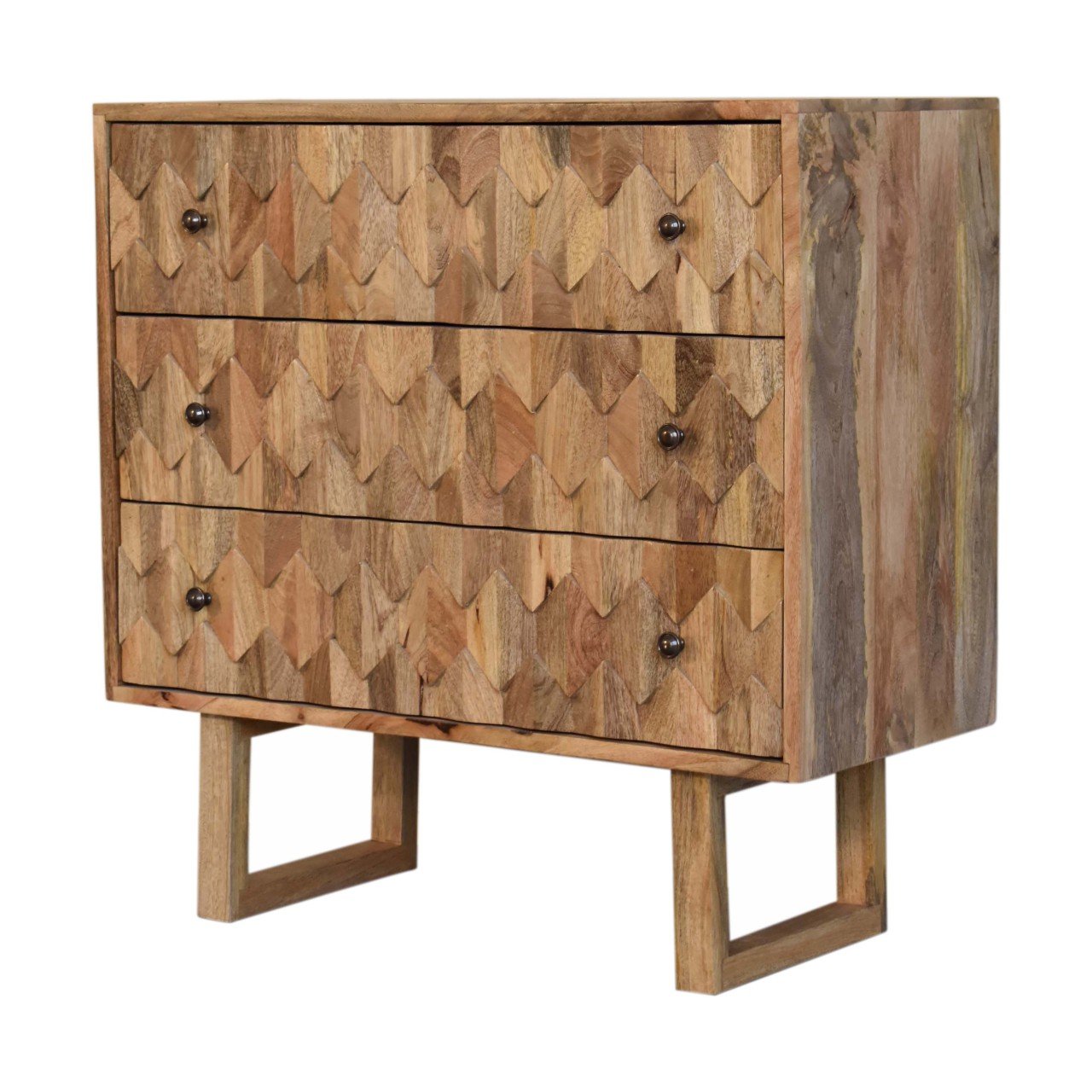 Mebel Artisan Artisan IN2109 – lite drewno mango, wykończenie dębowe - obrazek 3