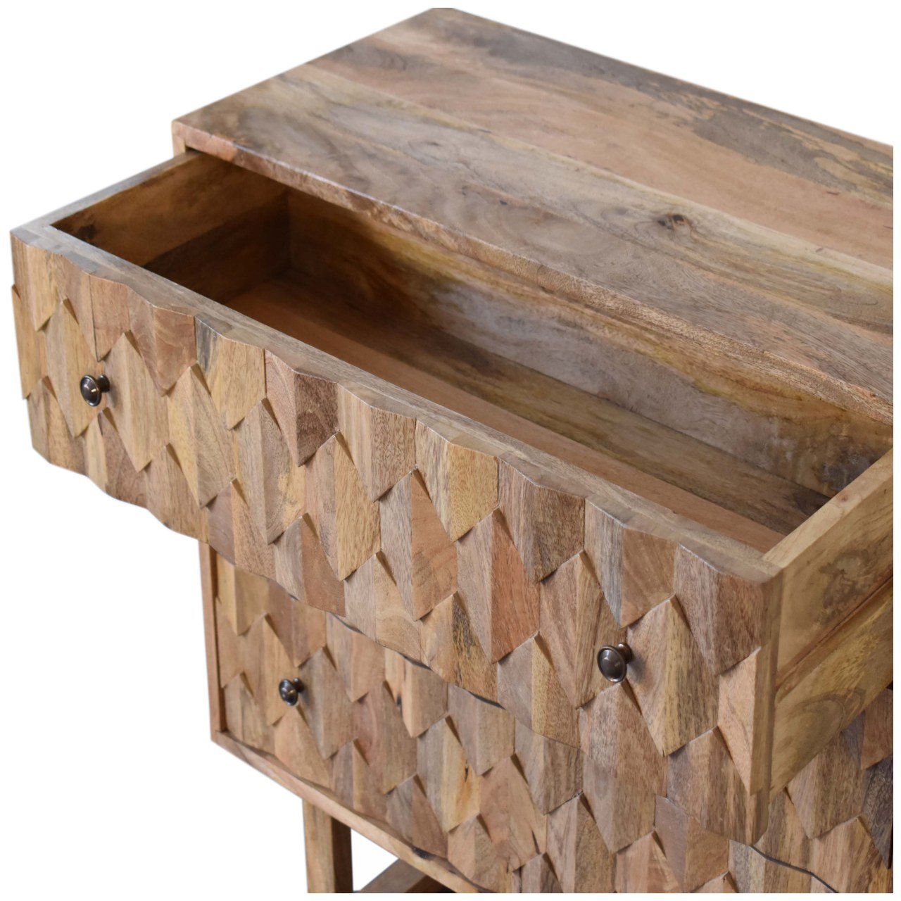 Mebel Artisan Artisan IN2109 – lite drewno mango, wykończenie dębowe - obrazek 6