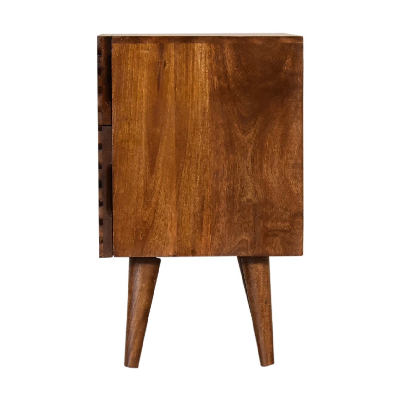 Szafka nocna Artisan IN2116 – lite drewno mango, wykończenie kasztanowe - Image 8
