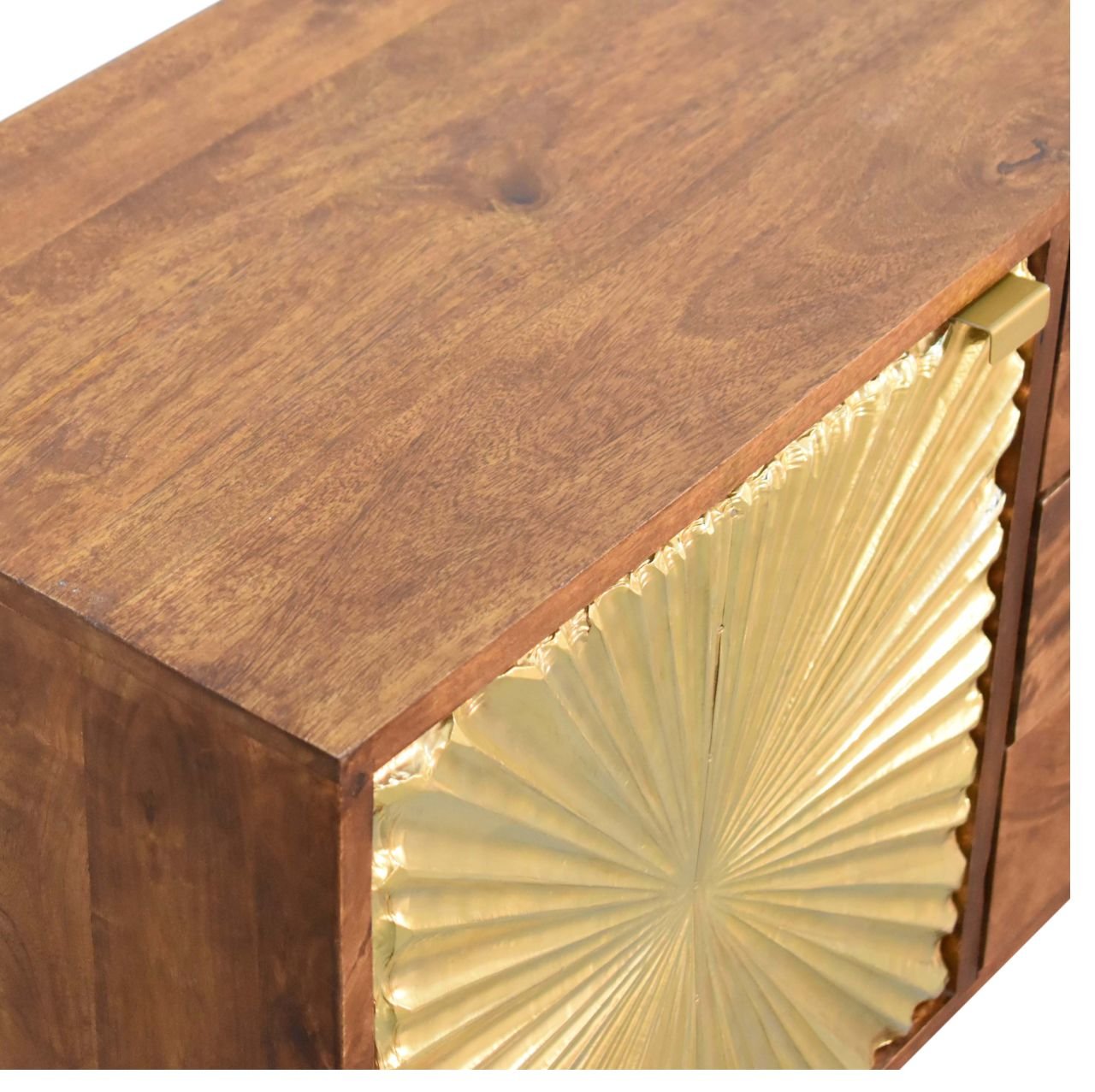 Komoda Artisan IN2127 – lite drewno mango, wykończenie kasztanowe - Image 4