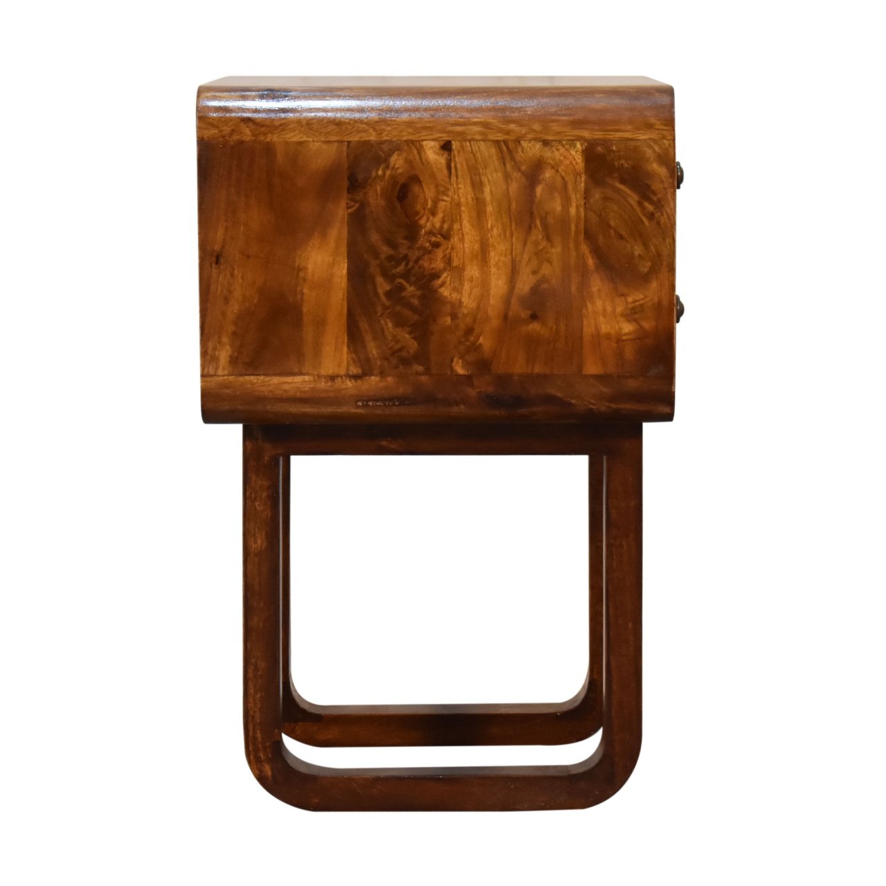 Szafka nocna Artisan IN2136 – lite drewno mango, wykończenie kasztanowe - Image 8