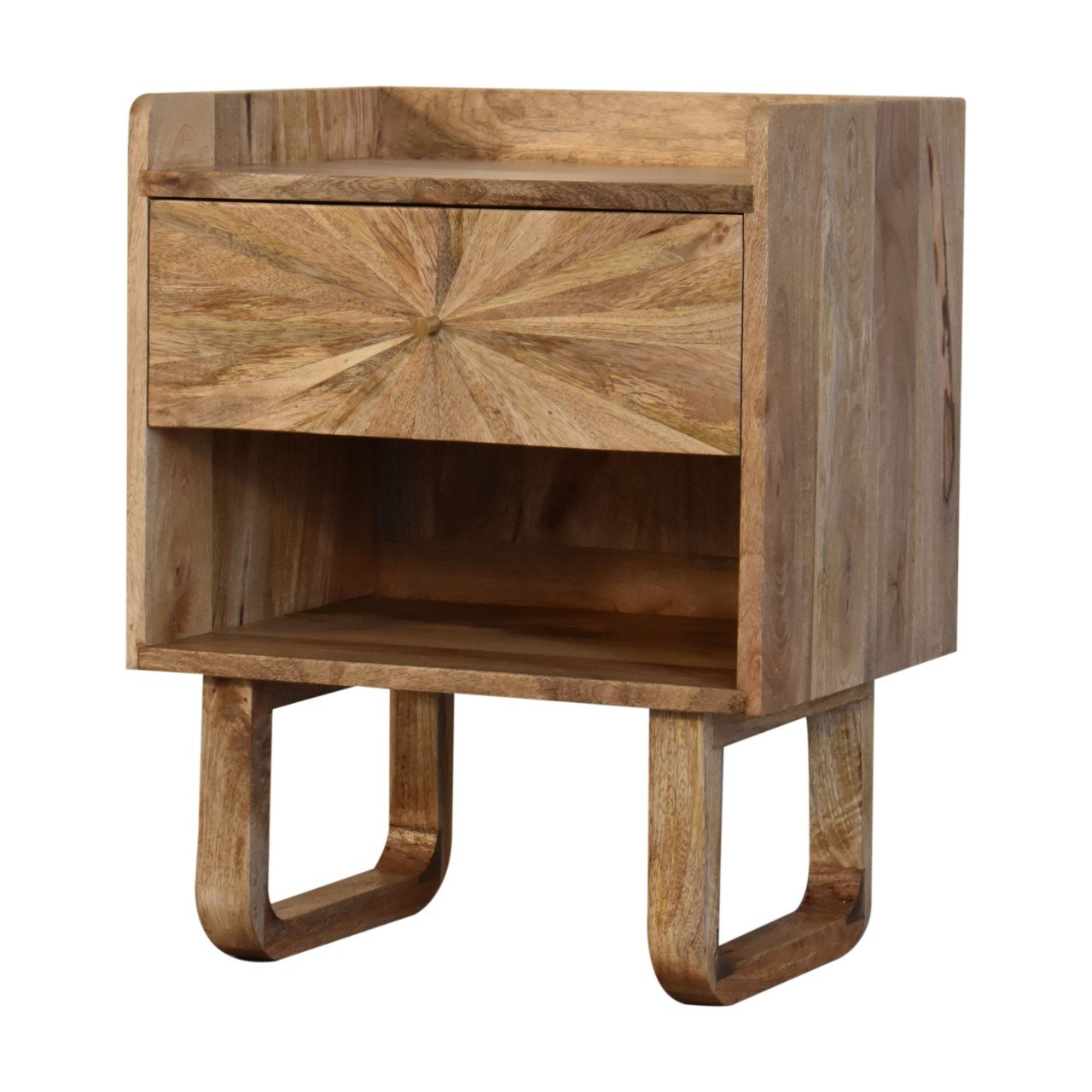 Szafka nocna Artisan IN2140 – lite drewno mango, wykończenie dębowe - Image 3