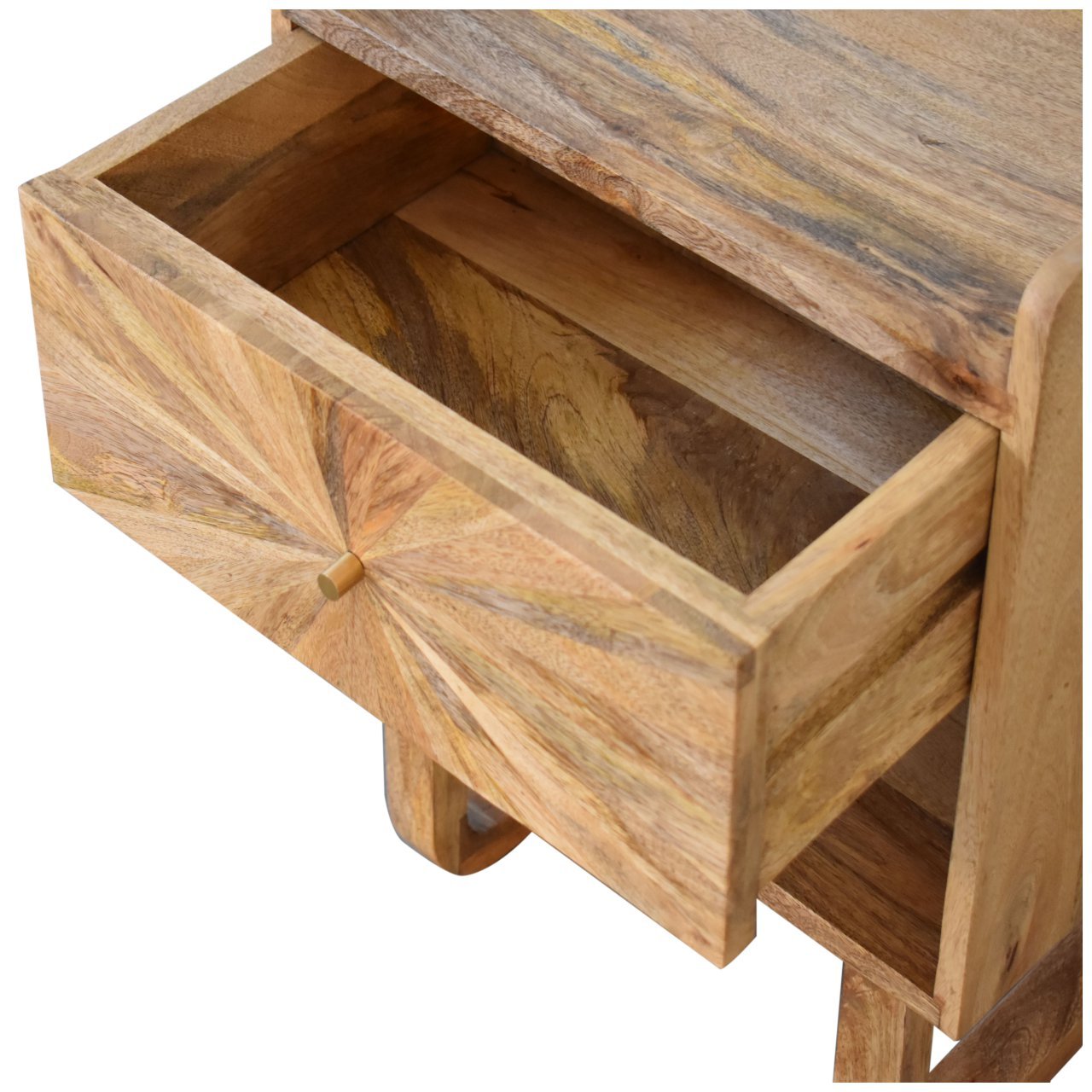 Szafka nocna Artisan IN2140 – lite drewno mango, wykończenie dębowe - Image 6