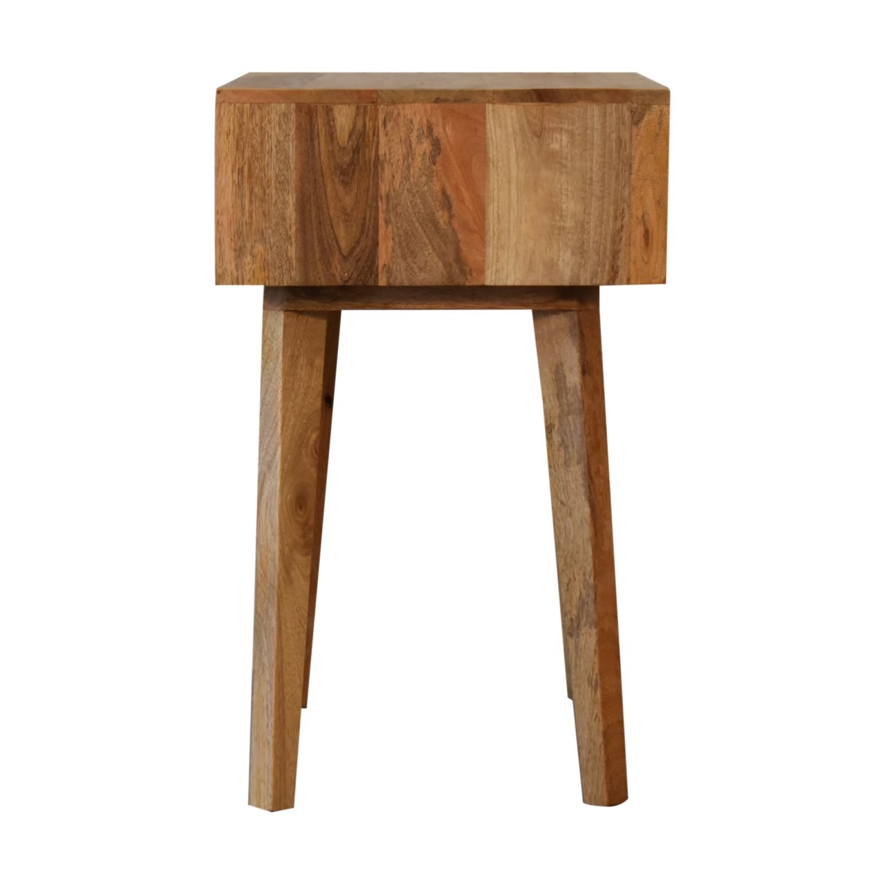 Szafka nocna z litego drewna mango – dębowa, 45 cm — model IN2144 - Image 9