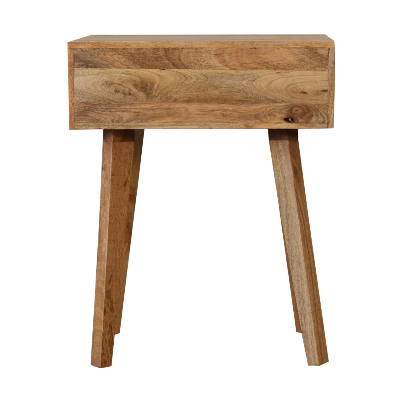 Szafka nocna z litego drewna mango – dębowa, 45 cm — model IN2144 - Image 10