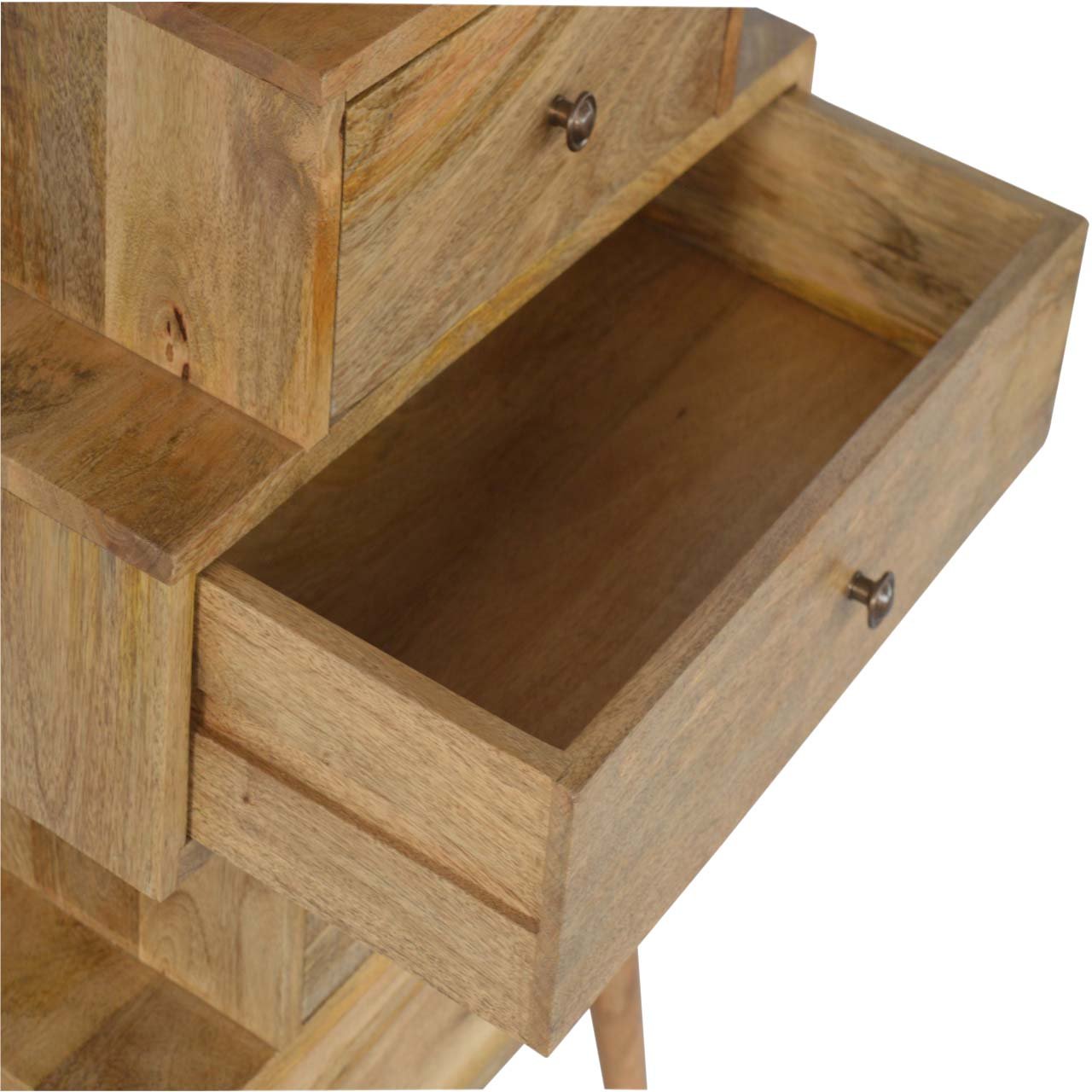 Szafka Artisan IN216 – lite drewno mango, wykończenie dębowe - Image 3