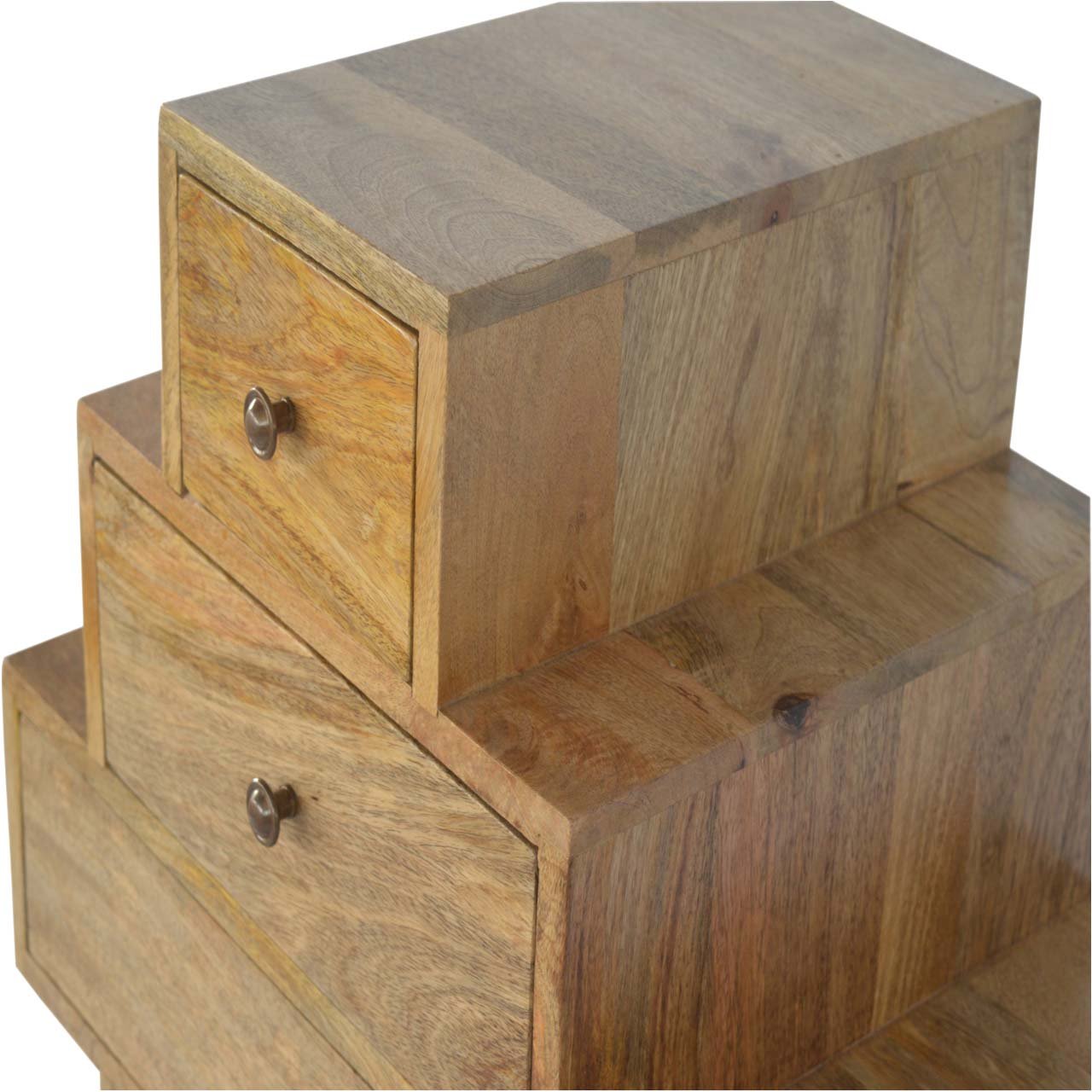 Szafka Artisan IN216 – lite drewno mango, wykończenie dębowe - Image 4