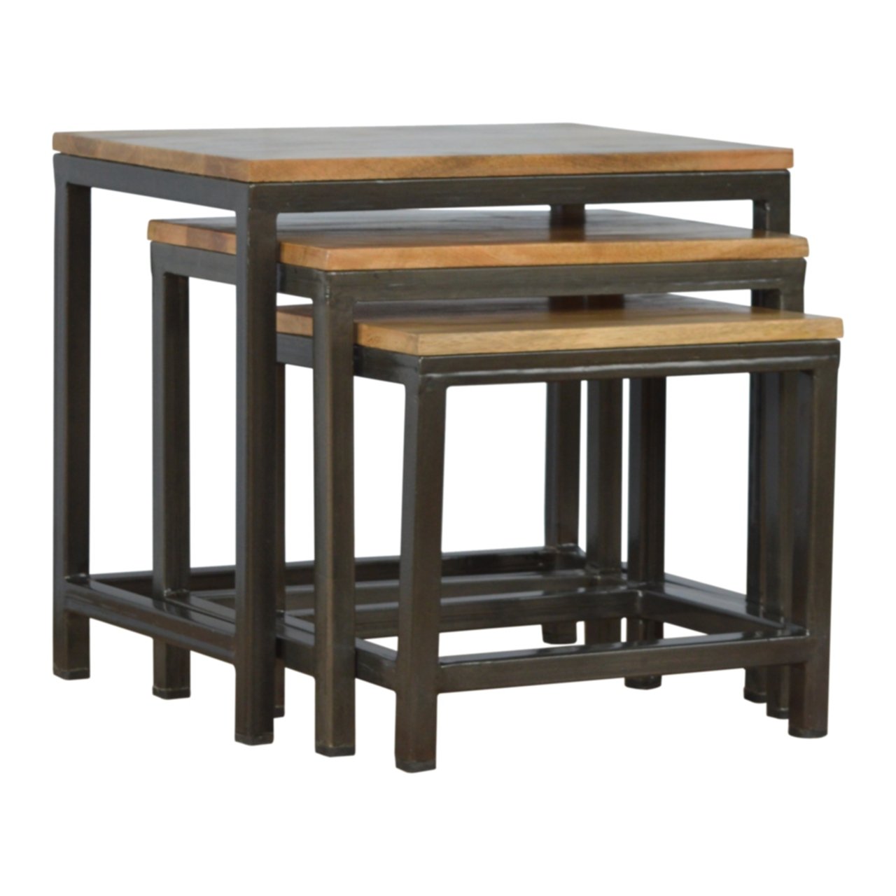 Mebel Artisan Artisan IN226 – lite drewno mango, wykończenie dębowe - obrazek 3