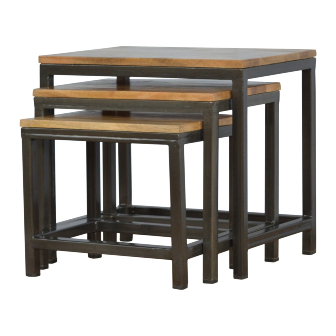 Mebel Artisan Artisan IN226 – lite drewno mango, wykończenie dębowe - obrazek 4