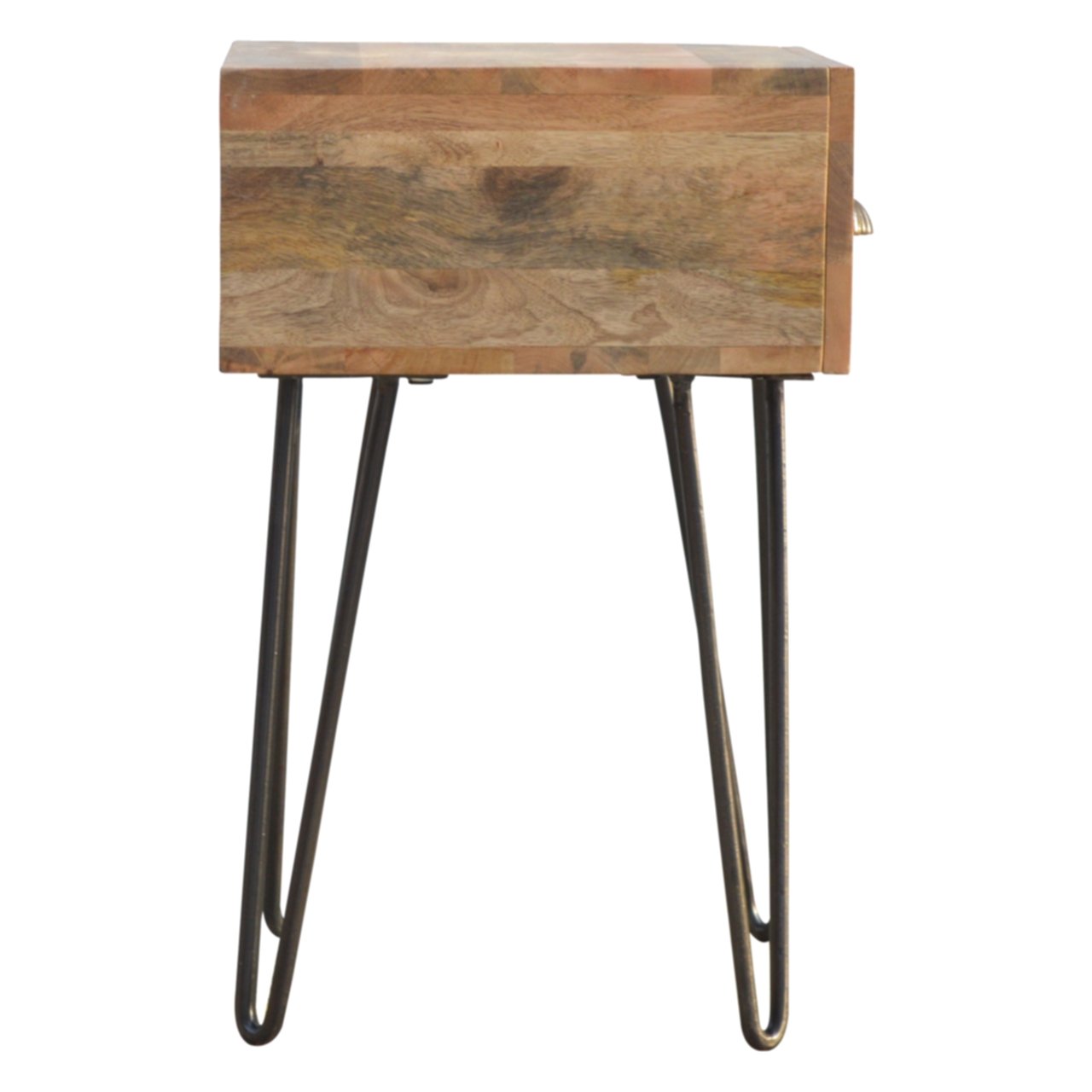 Szafka nocna Artisan IN238 – lite drewno mango, wykończenie dębowe - Image 6