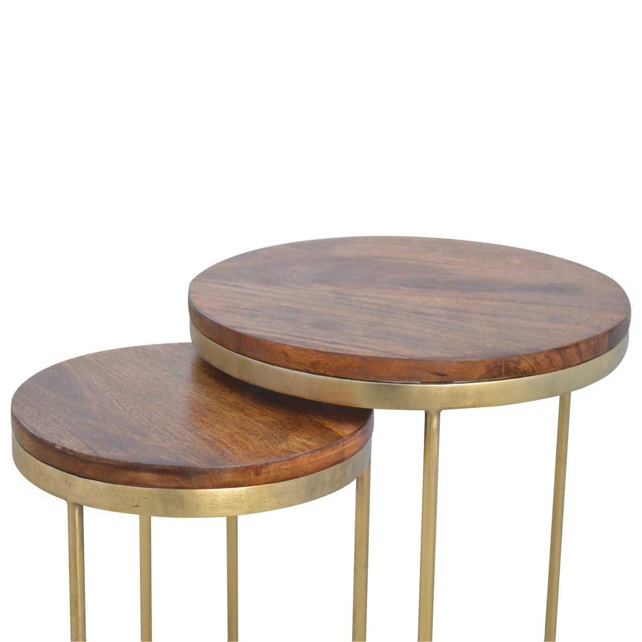 Mebel Artisan IN241 – lite drewno mango, wykończenie kasztanowe - obrazek 4
