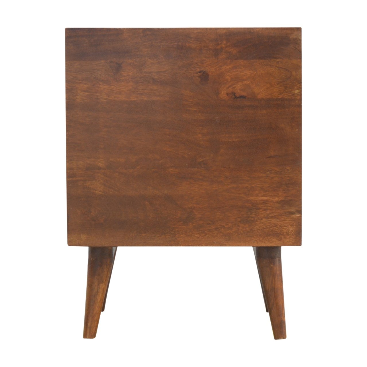 Szafka nocna z litego drewna mango – kasztanowa, 45 cm — model IN274 - Image 8