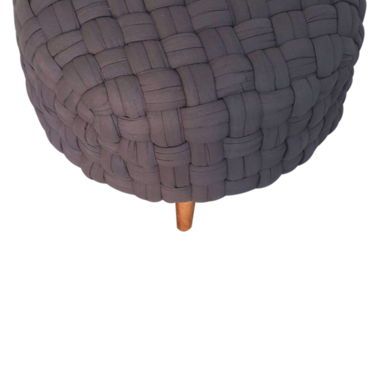Pufa lub podnóżek Artisan IN3061 – naturalne materiały dobrane przez Artisan, wykończenie rzemieślnicze - Image 3