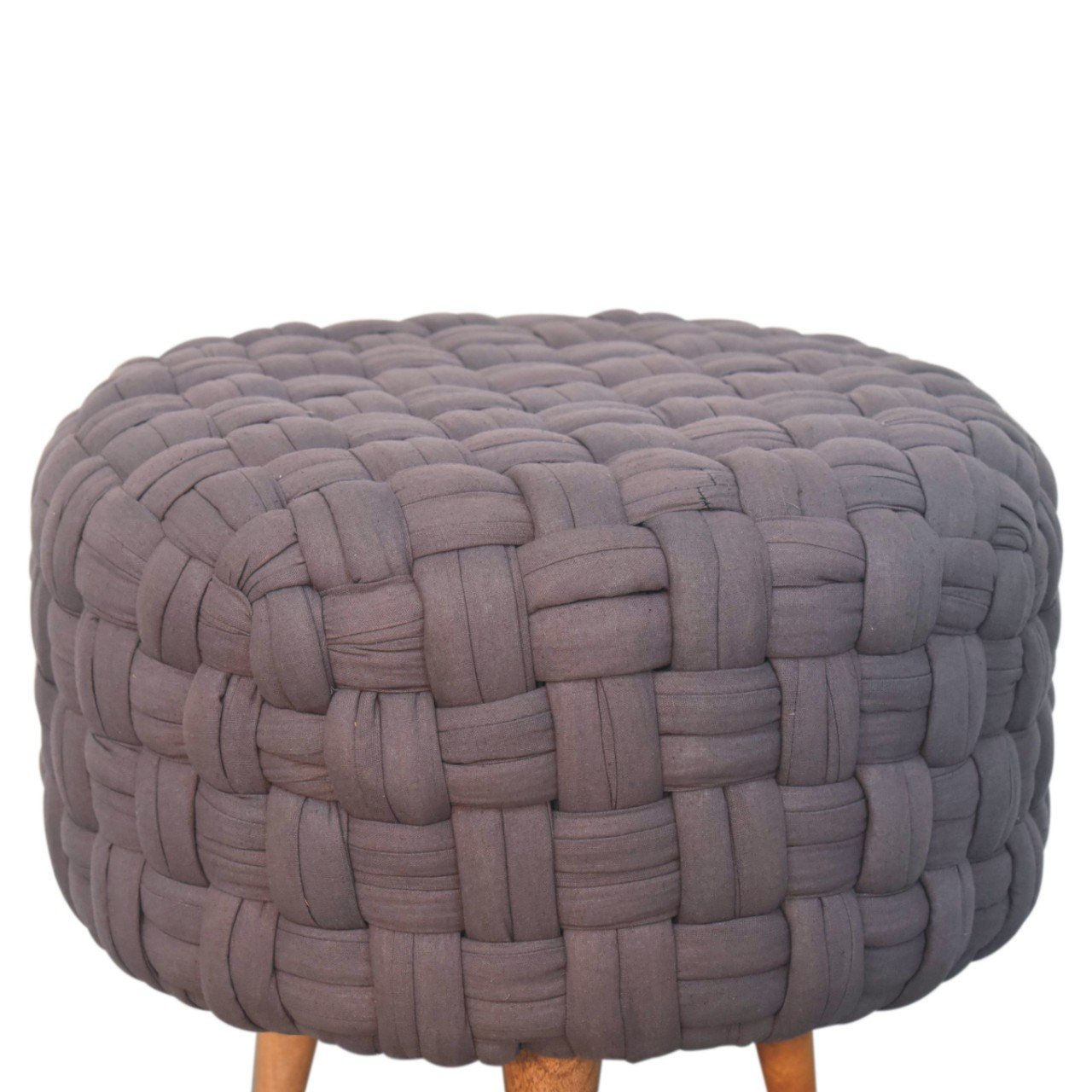 Pufa lub podnóżek Artisan IN3061 – naturalne materiały dobrane przez Artisan, wykończenie rzemieślnicze - Image 4