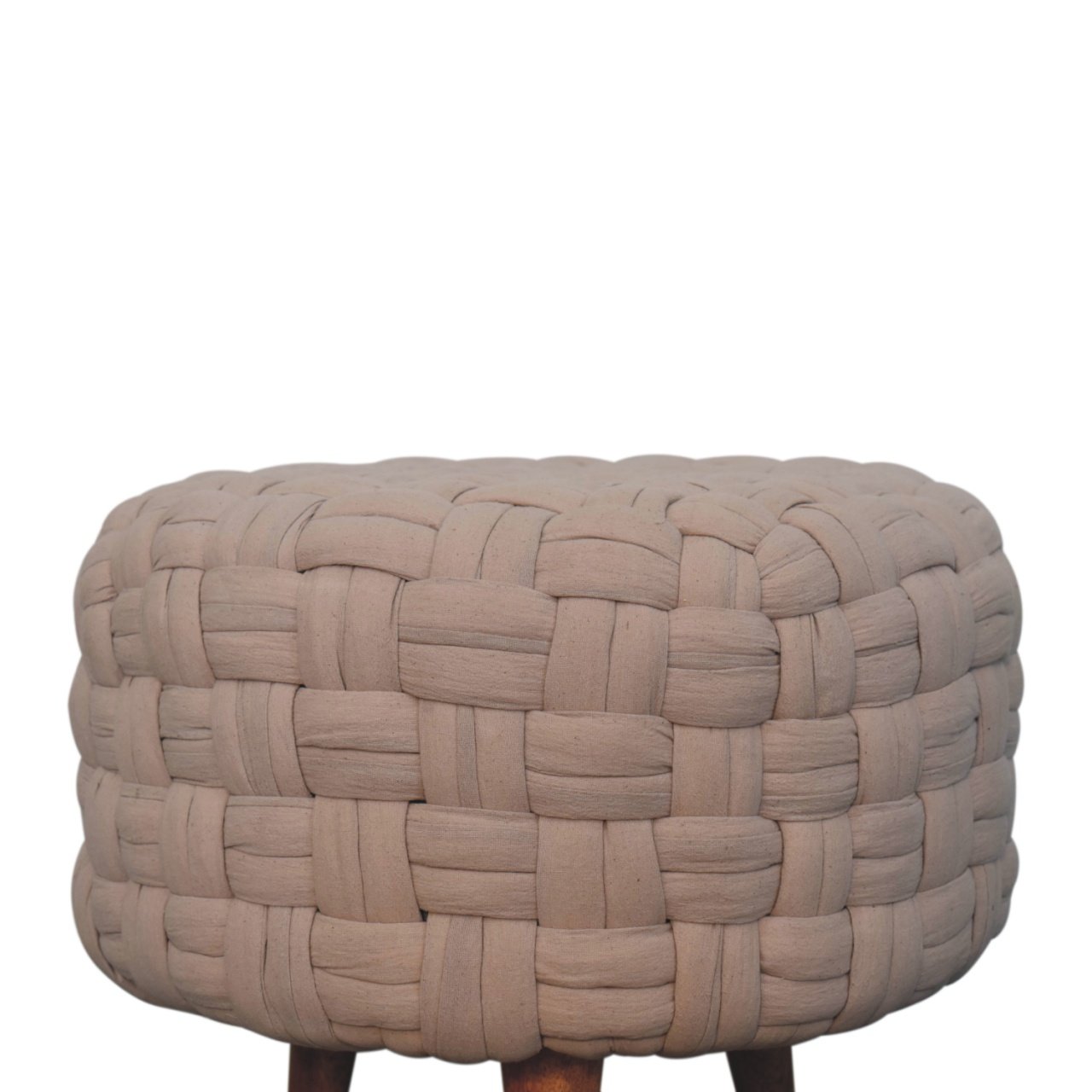 Pufa z naturalnych materiałów – naturalna, 48 cm - Image 6