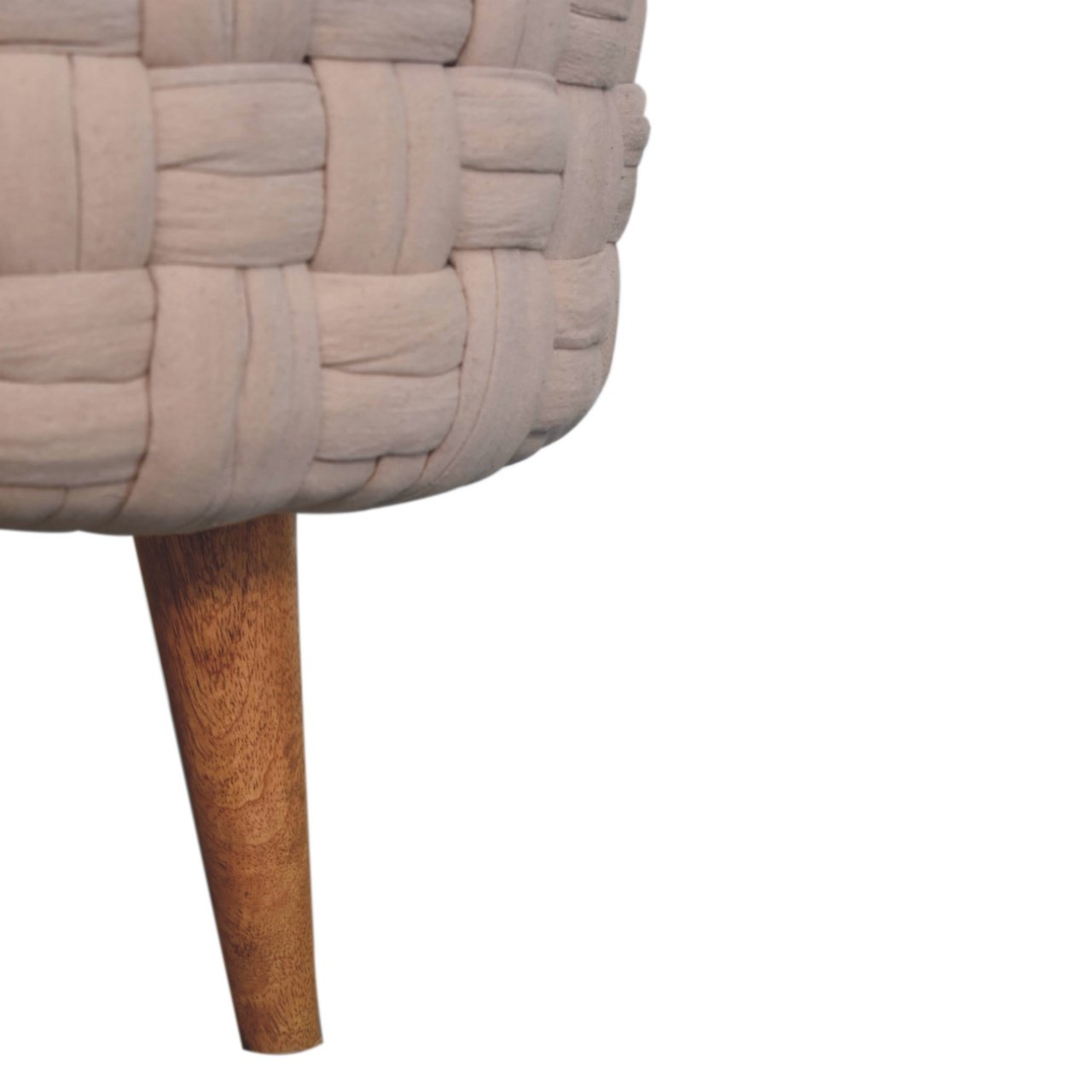 Pufa z naturalnych materiałów – naturalna, 48 cm - Image 7