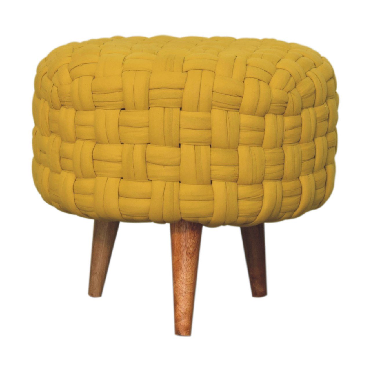 Pufa lub podnóżek Artisan IN3063 – naturalne materiały dobrane przez Artisan, wykończenie rzemieślnicze