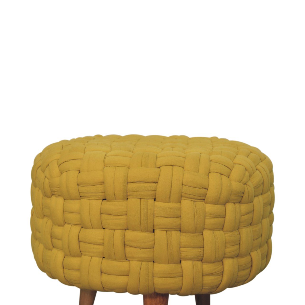 Pufa lub podnóżek Artisan IN3063 – naturalne materiały dobrane przez Artisan, wykończenie rzemieślnicze - Image 3