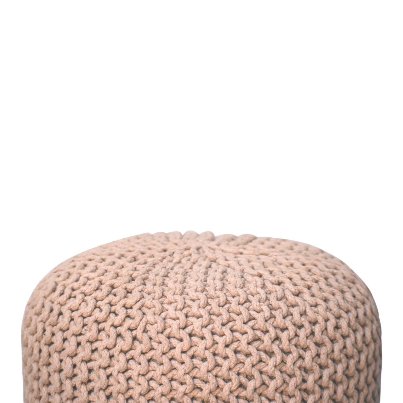 Pufa lub podnóżek Artisan IN3066 – drewno o dębowym charakterze, wykończenie dębowe - Image 3