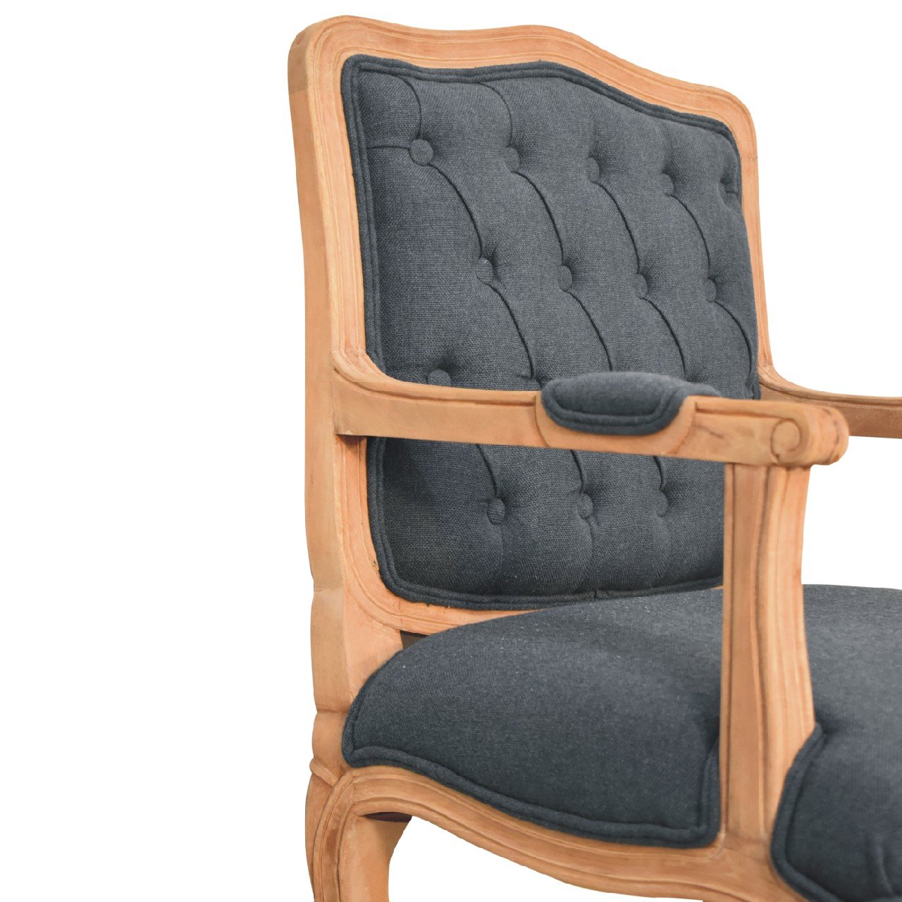 Krzesło lub fotel Artisan IN3261 – lite drewno mango, wykończenie rzemieślnicze - Image 5