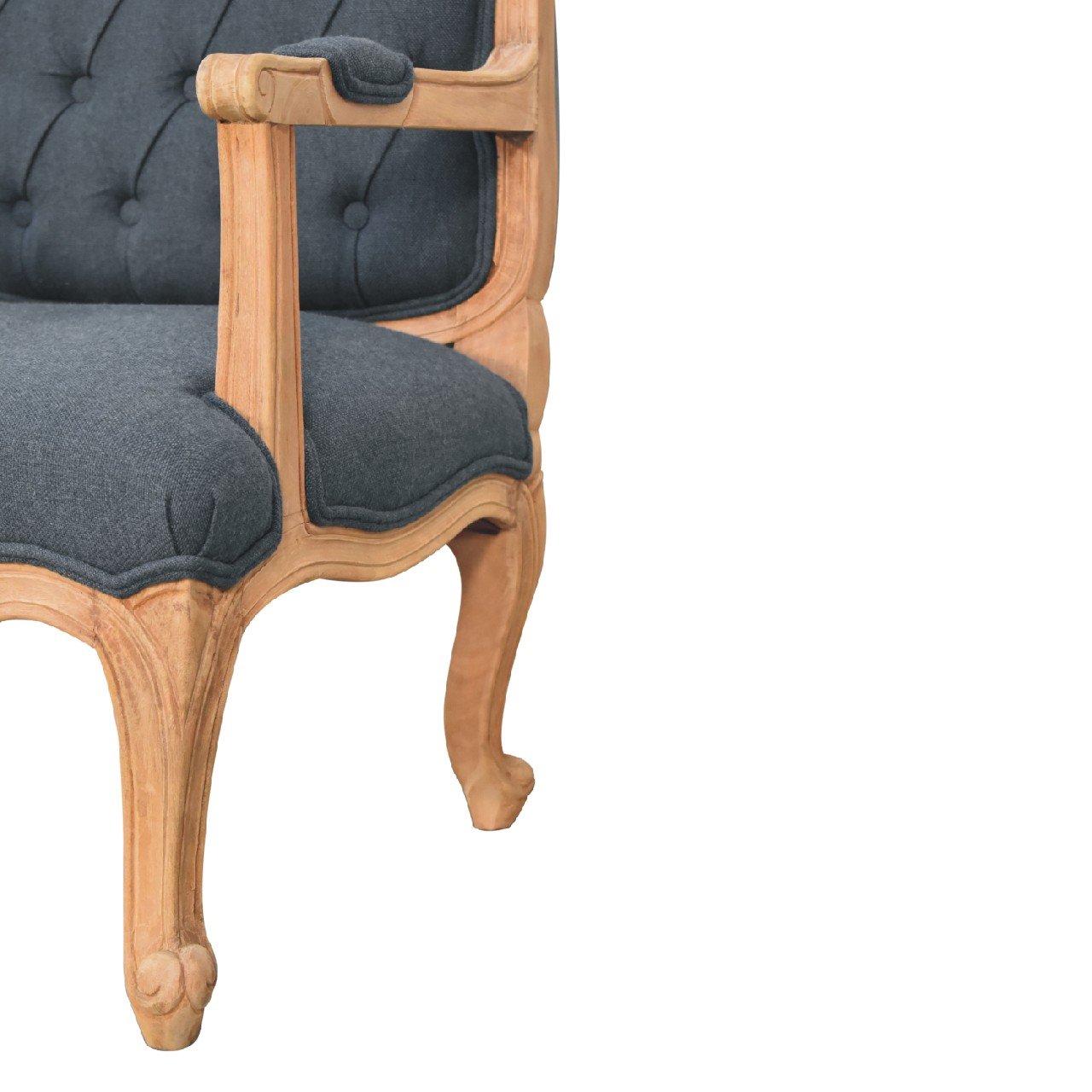 Krzesło lub fotel Artisan IN3261 – lite drewno mango, wykończenie rzemieślnicze - Image 6