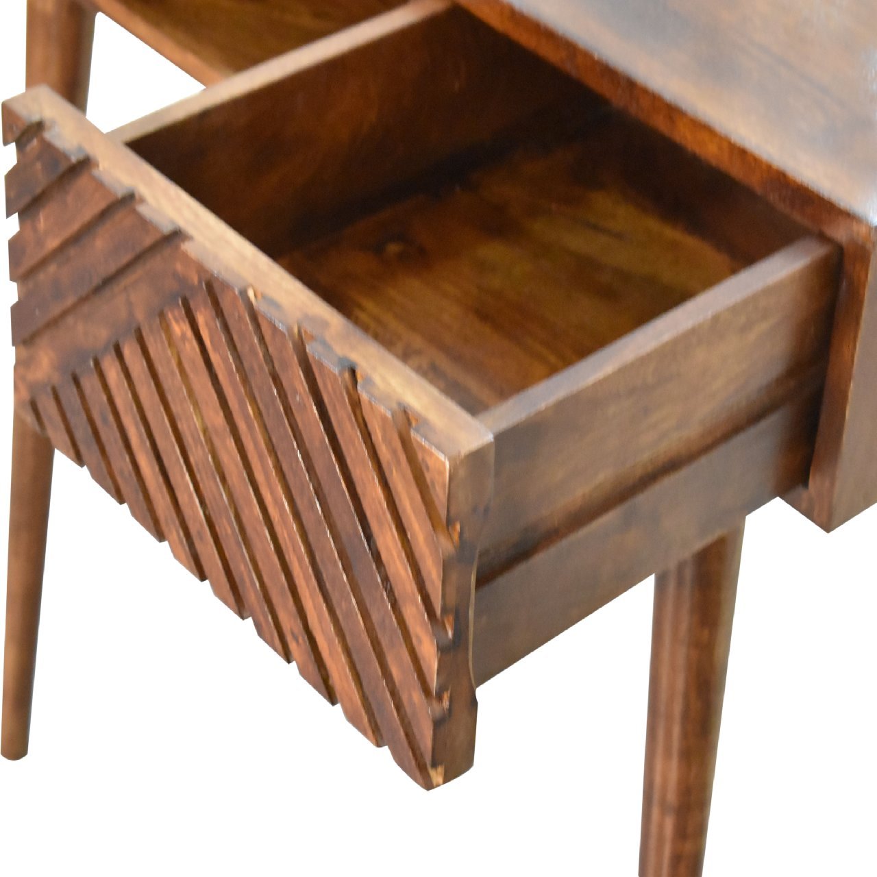 Biurko Artisan IN3276 – lite drewno mango, wykończenie kasztanowe - Image 6